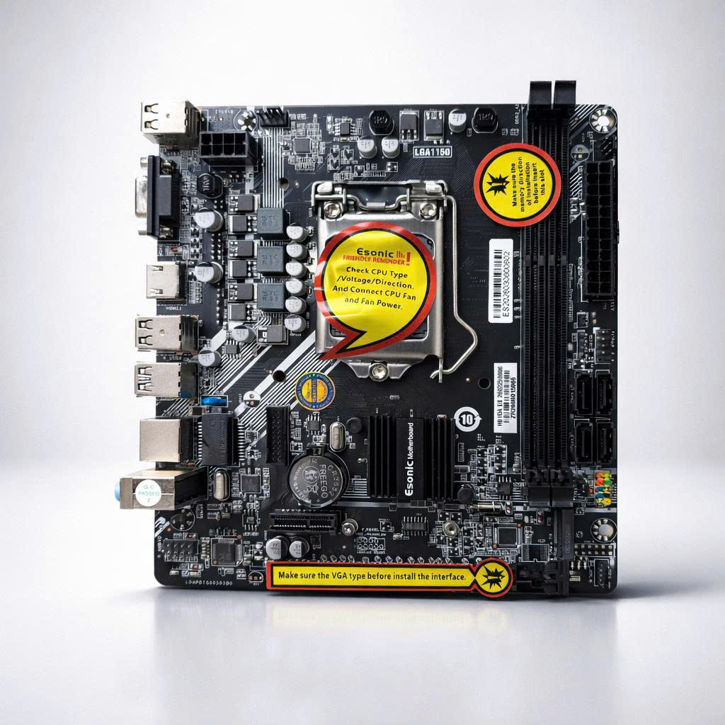 Mainboard H81 Esonic New Full Box, Bảo Hành 36 Tháng