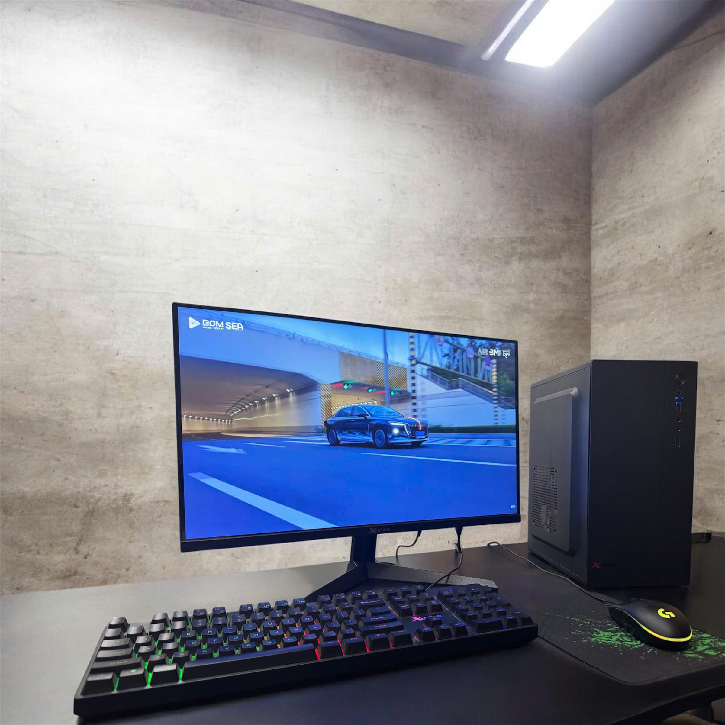 Bộ Case Máy Tính i5 4460 RAM 8G SSD 120G + Màn Hình 22 Inch 75Hz
