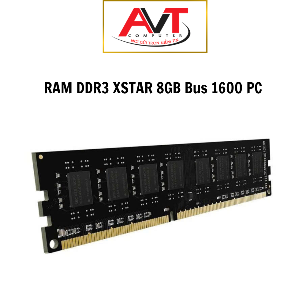 RAM DDR3 XSTAR 8GB Bus 1600 PC bảo hành chính hãng 36 tháng