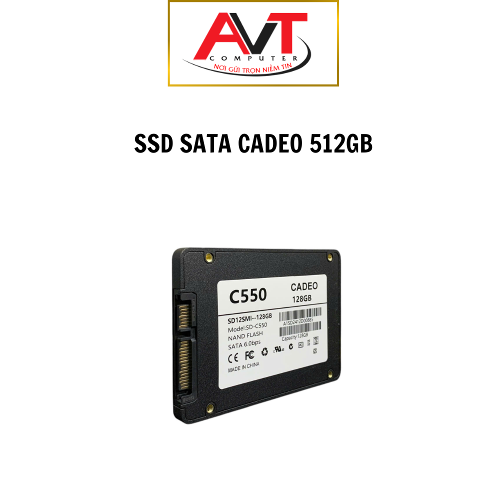 Ổ cứng SSD gắn trong CADEO SATA 2.5 inch 512GB - Bảo Hành 60 Tháng