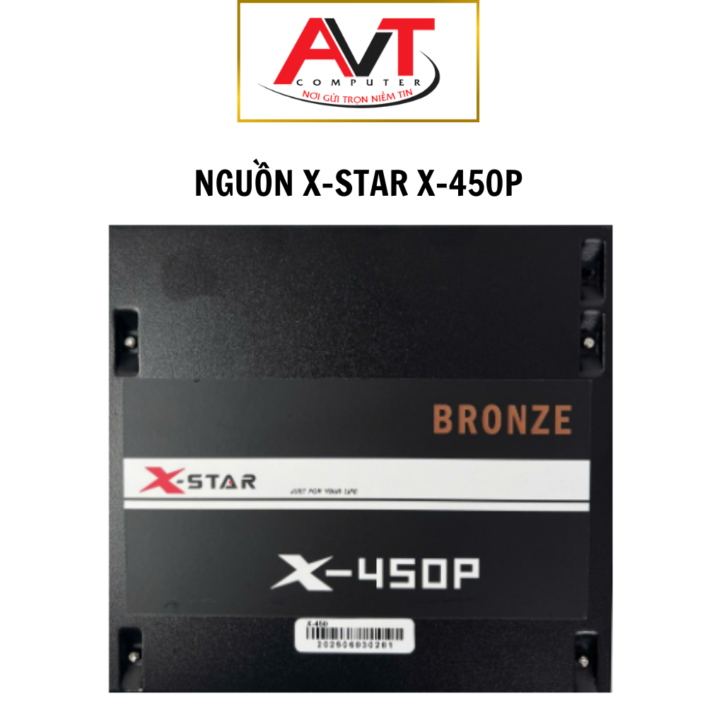 NGUỒN MÁY TÍNH XSTAR X-450 Công Suất Thực 450W 80Plus
