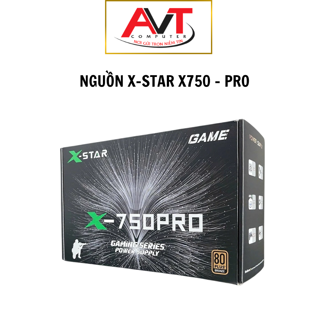 NGUỒN MÁY TÍNH XSTAR X-750 Pro bảo hành chính hãng 36 tháng