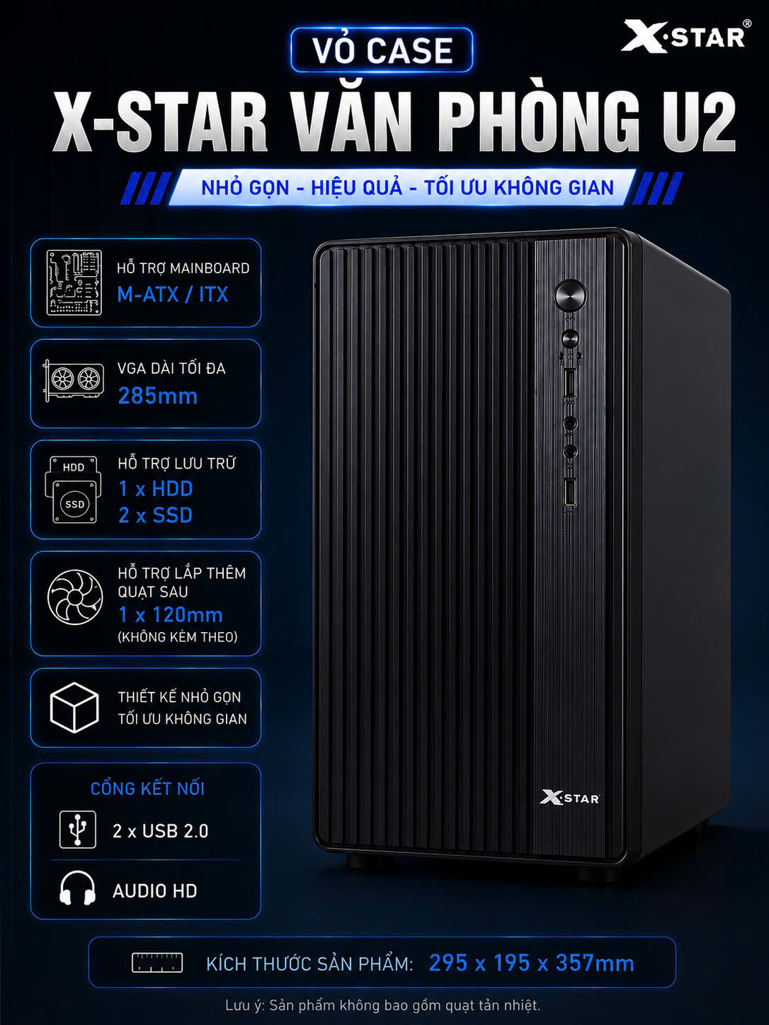 Vỏ case văn phòng Xstar U2