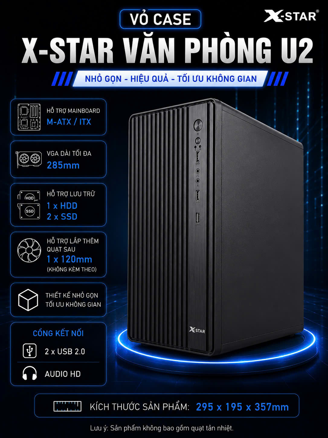 Vỏ case văn phòng Xstar U2