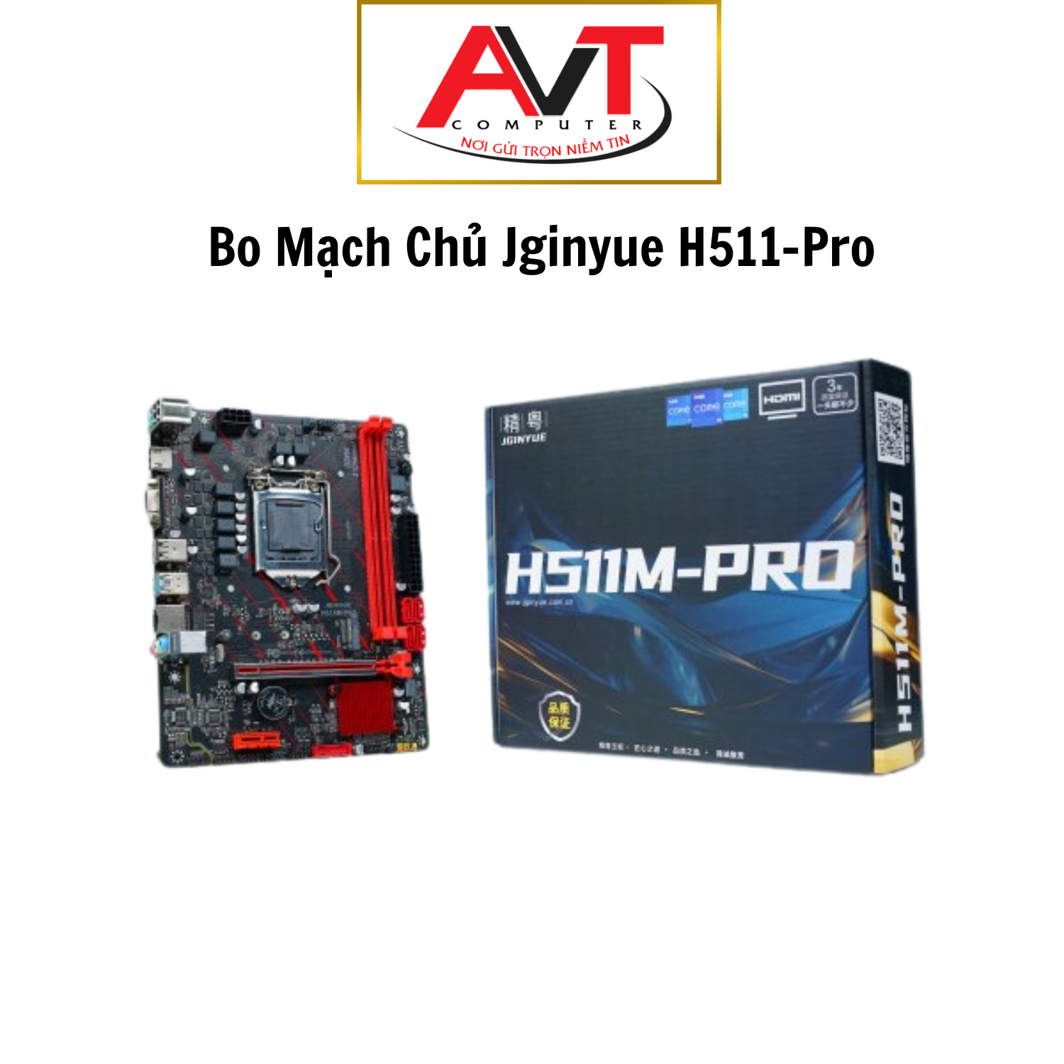 Mainboard JGINYUE H511 Pro DDR4 - Bảo Hành 36 Tháng