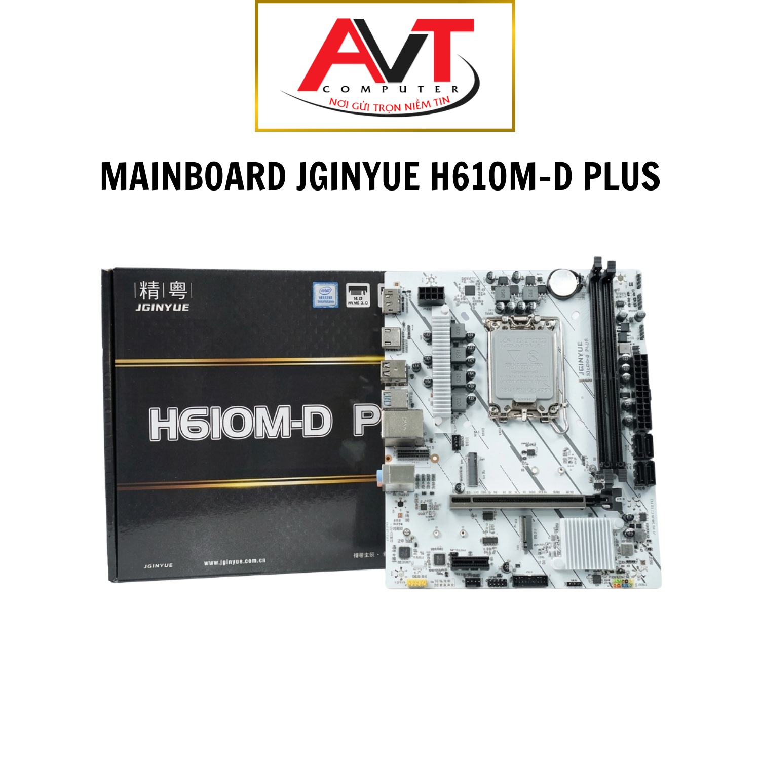 Mainboard JGINYUE H610M-D PLUS D4 New - Bảo Hành 36 Tháng