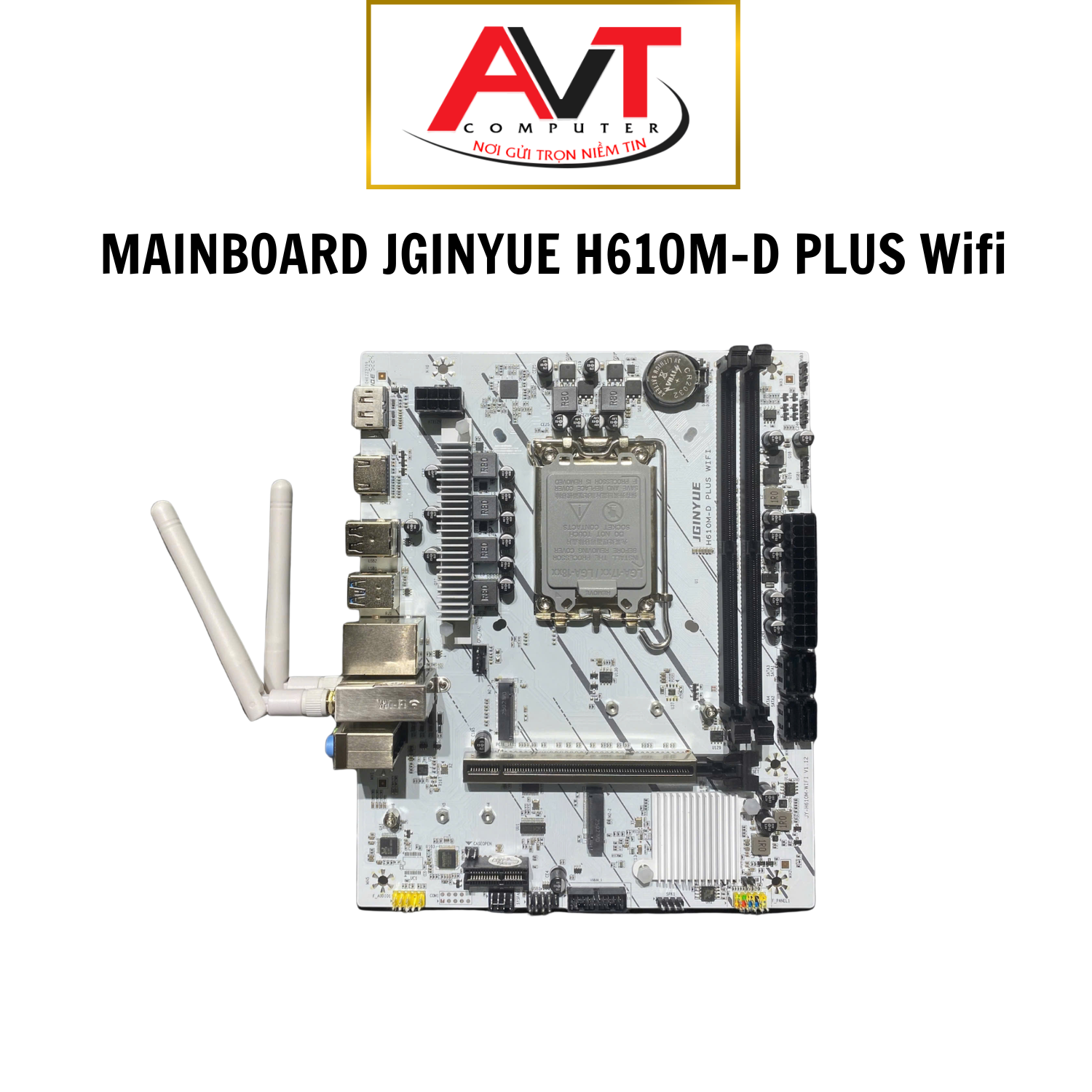 Mainboard JGINYUE H610M-D Plus WIFI bảo hành chính hãng 36 tháng