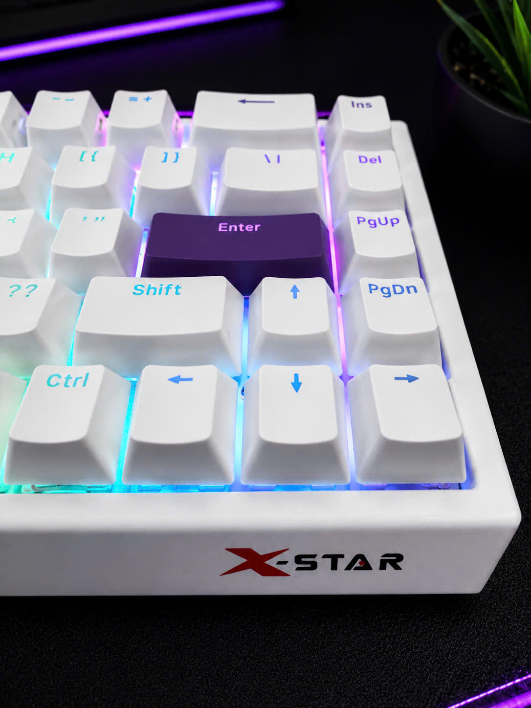 Bàn Phím Cơ X-STAR X68 PRO Wireless RGB Hot Swap 68 Phím Bluetooth/2.4G/USB-C Gaming