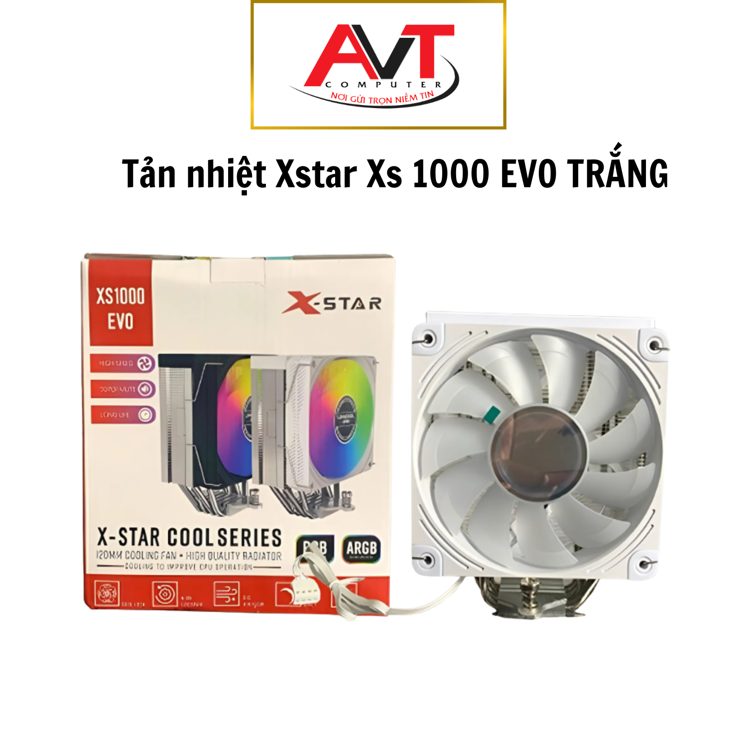 TẢN NHIỆT KHÍ CPU X-STAR XS1000 EVO TRẮNG