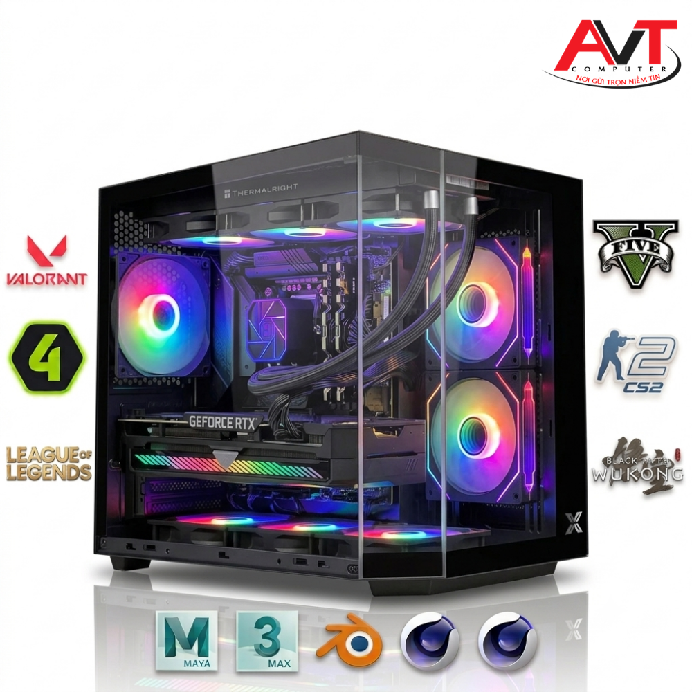 PC Đồ Họa I5 13400F - RAM 32GB - RTX3060 12GB - SSD 512GB Nvme
