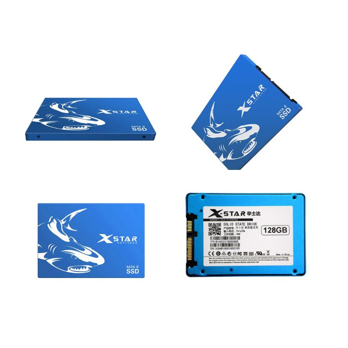 Ổ cứng gắn trong SSD 128GB XStar 2.5 inches SATA III - Bảo Hành 36 Tháng