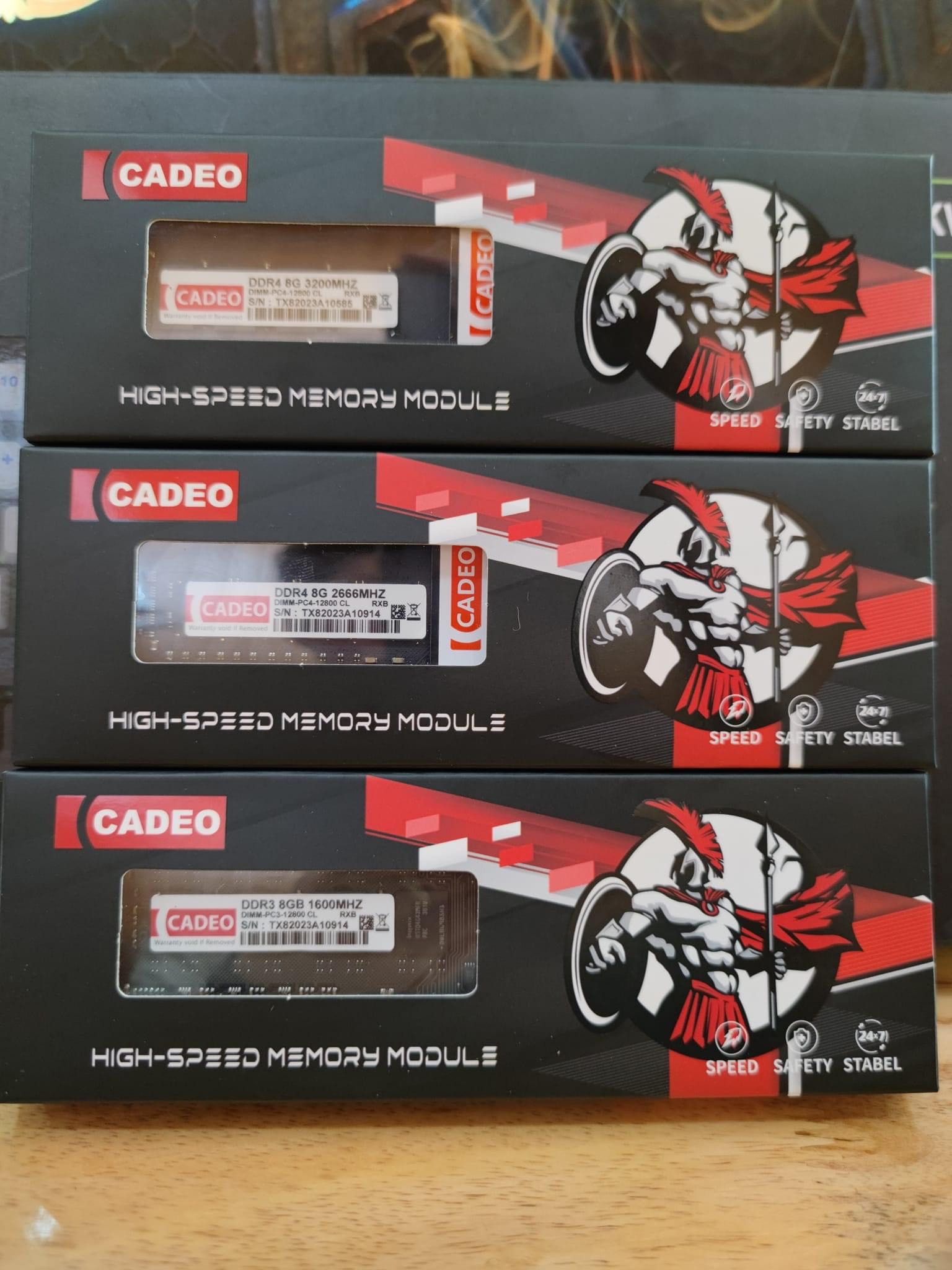 Ram PC CADEO DDR4 8GB  Bus 2666Mhz bảo hành chính hãng 36 tháng