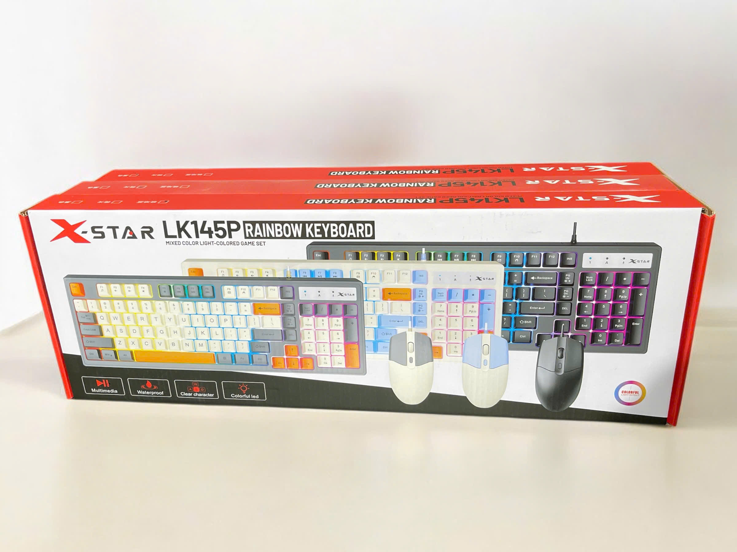 Combo Chuột Bàn Phím Giả Cơ Xstar LK145 Pro - LED RGB, Gaming Đỉnh Cao