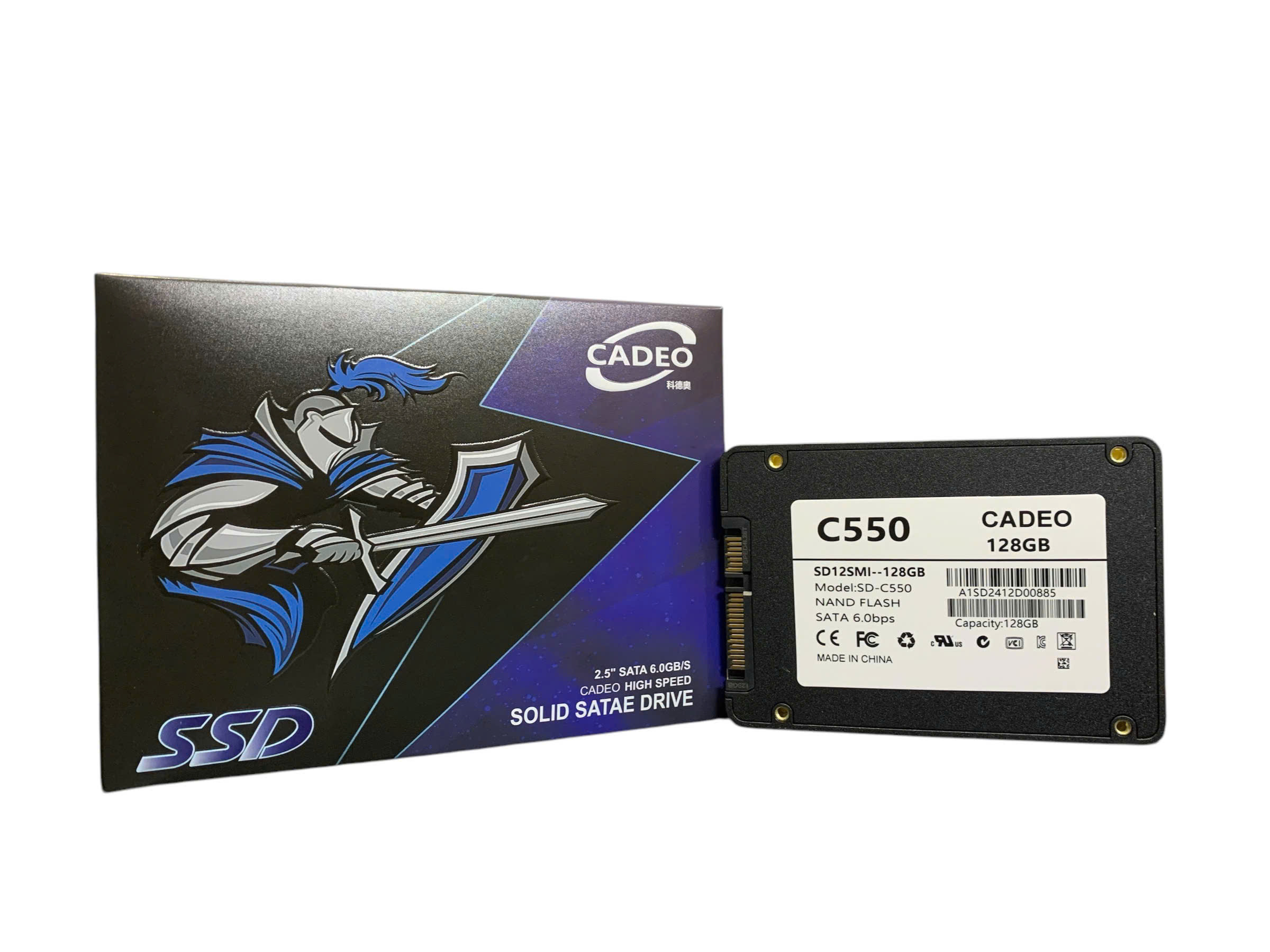 Ổ cứng SSD gắn trong CADEO SATA 2.5 inch 128GB - Bảo Hành 60 Tháng