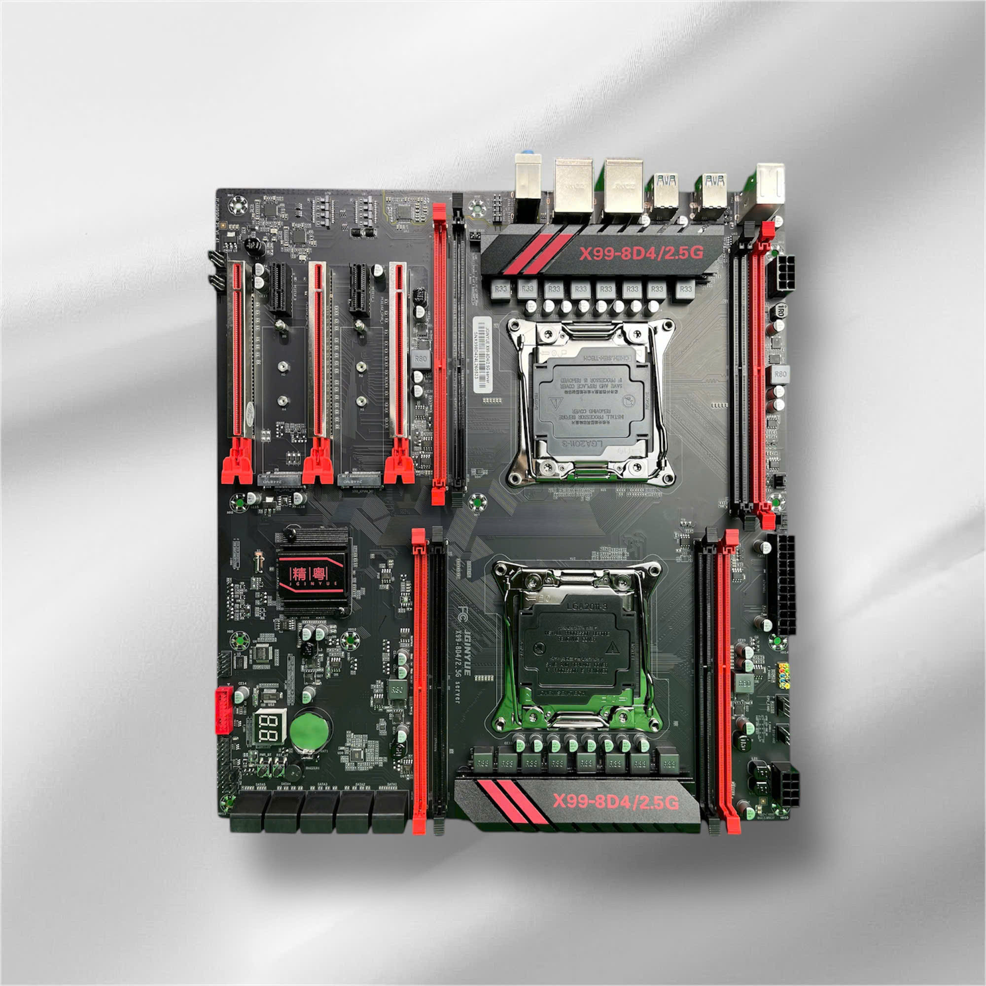 Mainboard JGINYUE X99-8D4/2.5G (V1.41 version) dual circuit