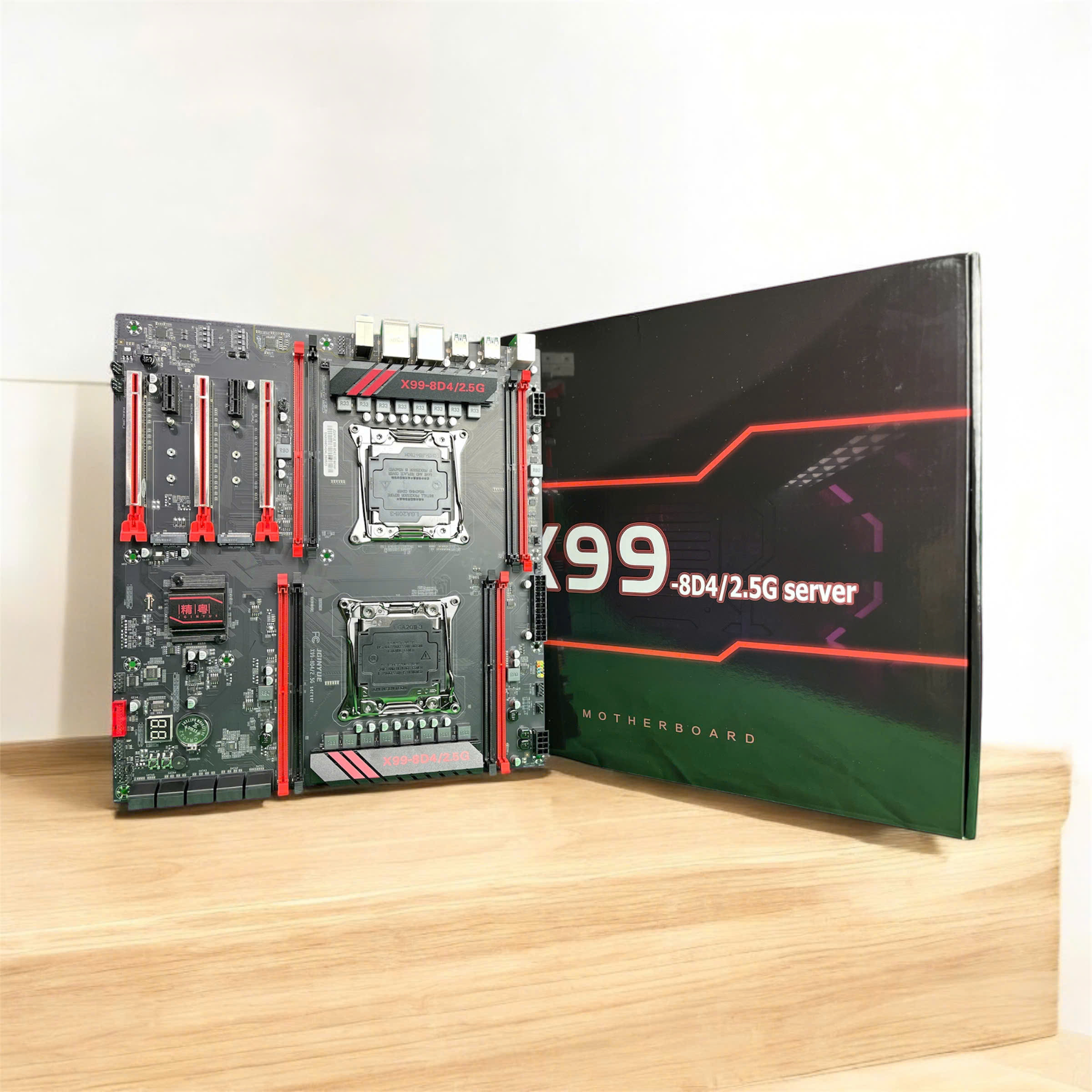 Mainboard JGINYUE X99-8D4/2.5G (V1.41 version) dual circuit