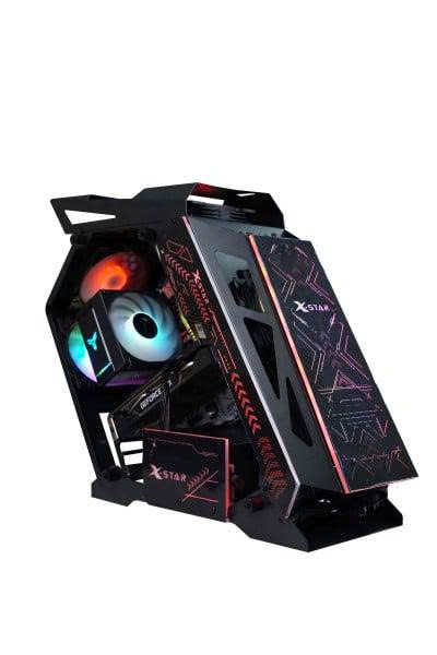 Vỏ Case Máy Tính Robot Xstar Sẵn 3 Fan Led RGB Đen