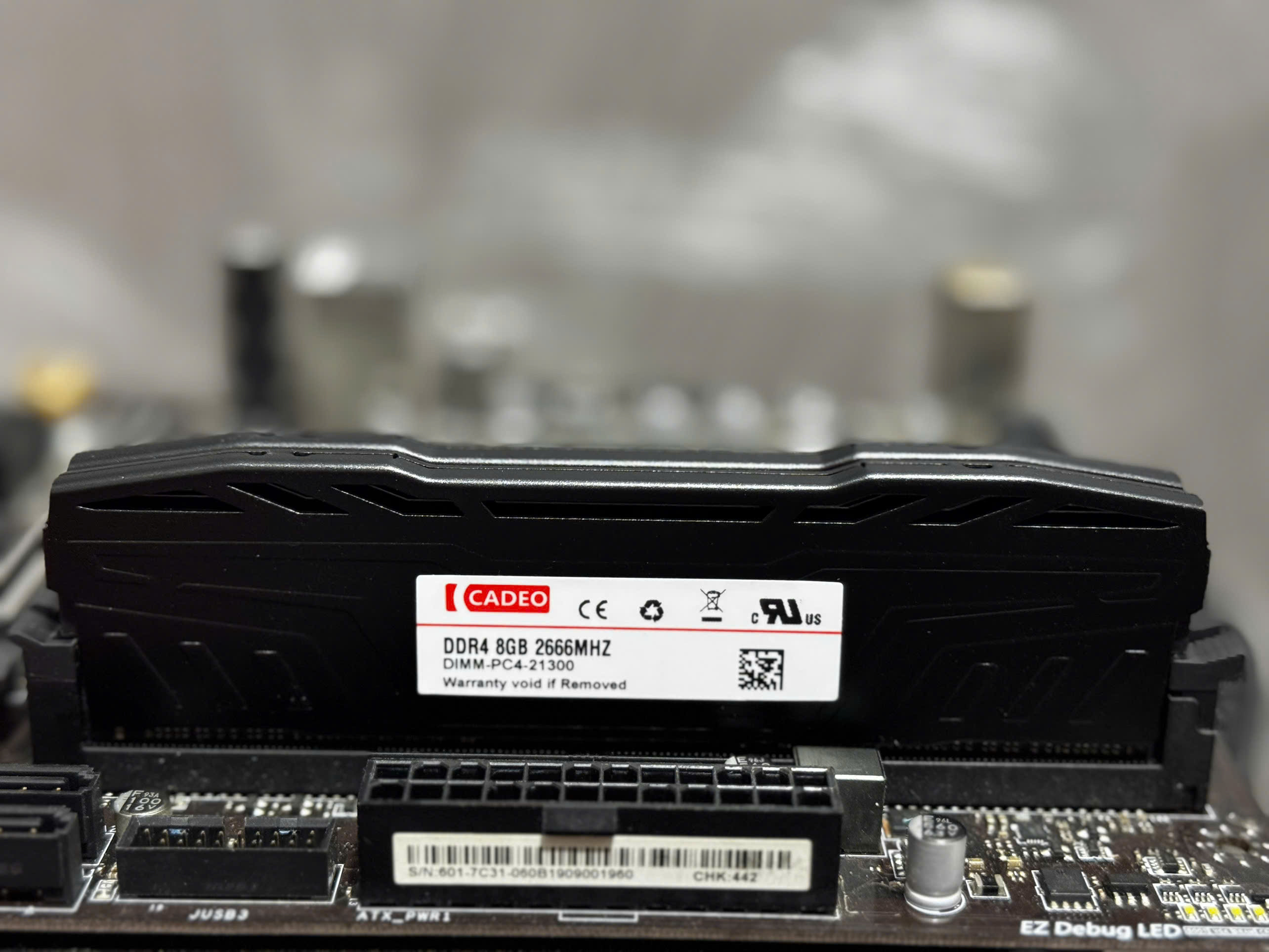 Ram PC CADEO DDR4 8GB  Bus 2666Mhz bảo hành chính hãng 36 tháng