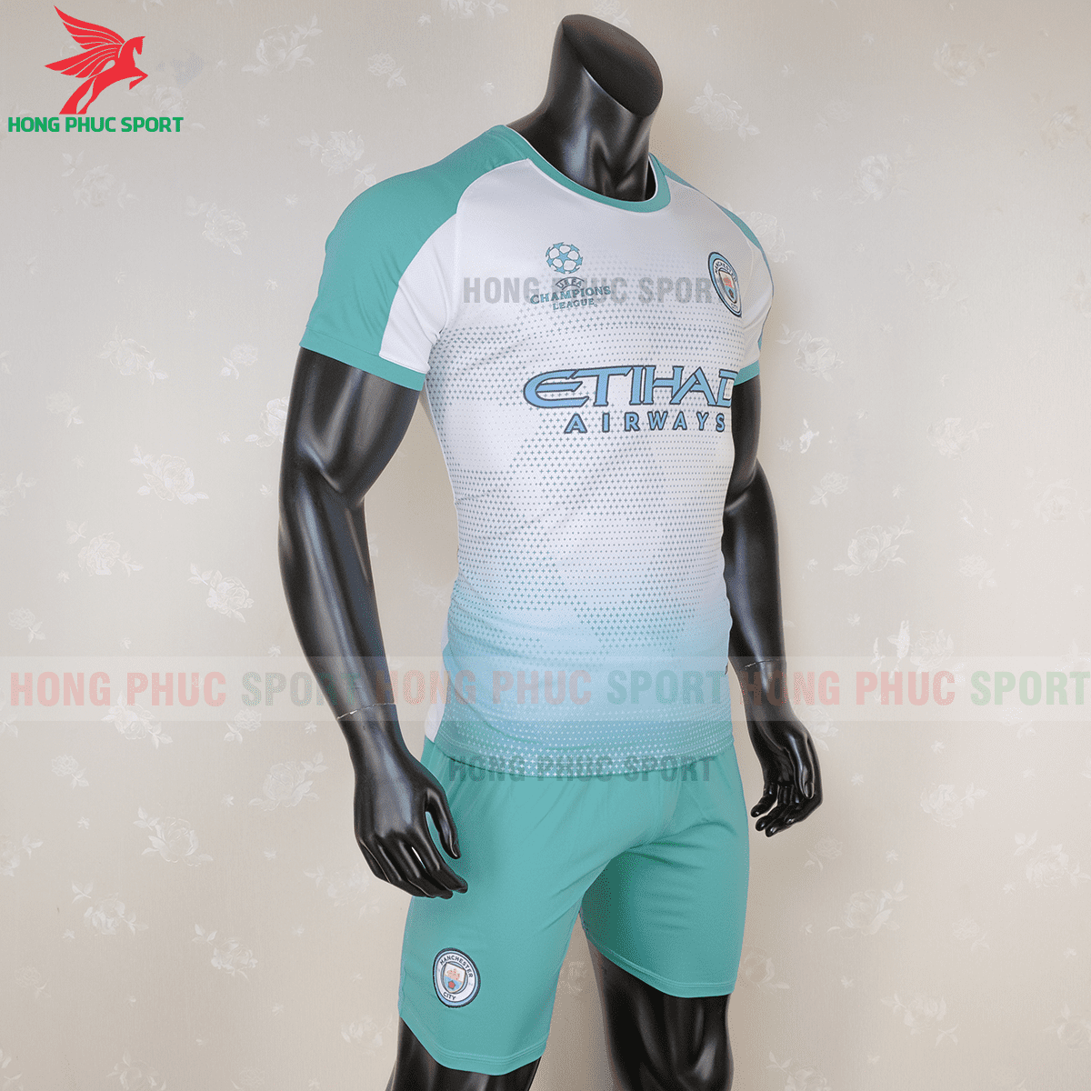 Áo đấu  Manchester City 2020 2021 phiên bản fan mẫu 2(phải)