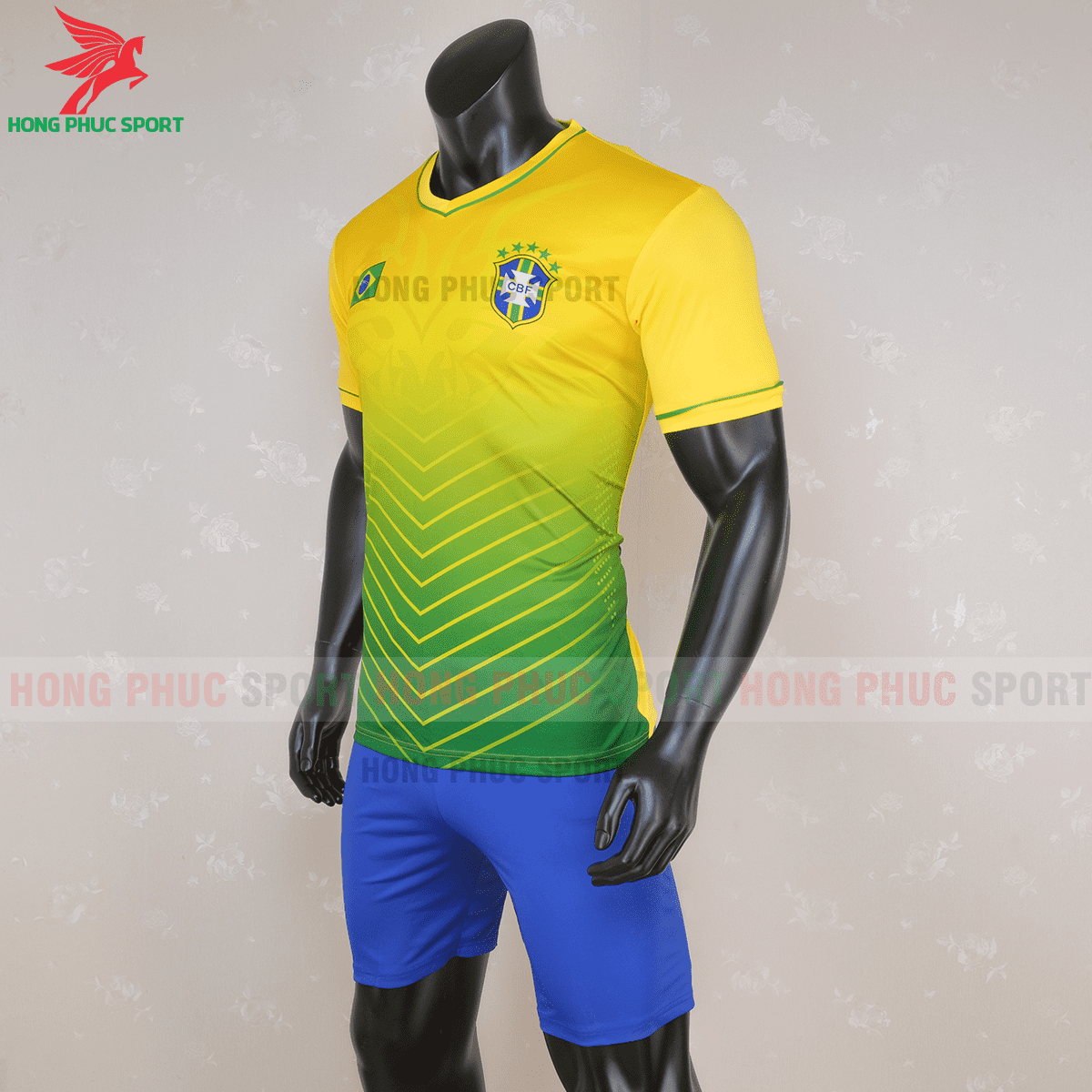 Áo đấu tuyển Brazil 2020 phiên bản fan(trái)