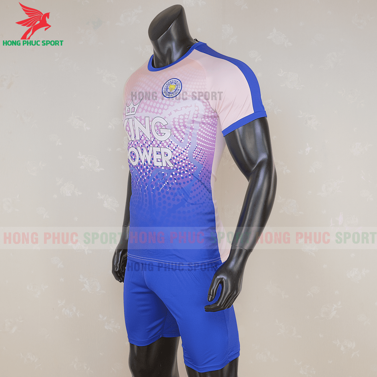Áo bóng đá Leicester City 2020 2021 phiên bản fan (trái)