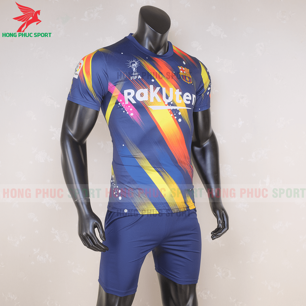 Áo đấu Barcelona 2020 2021 phiên bản FAN mẫu 1(phải)
