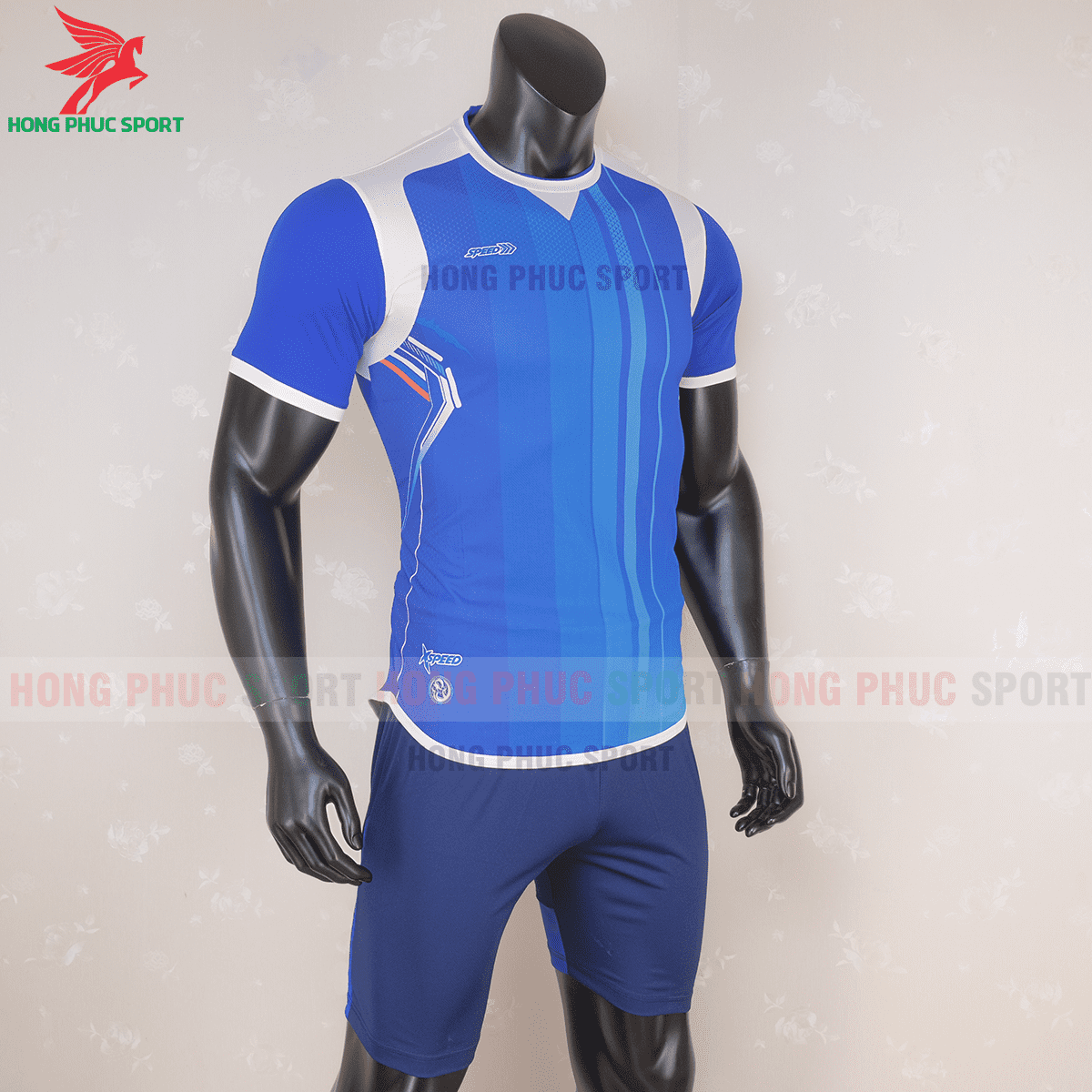 Áo không logo SPEED 2020 xanh dương