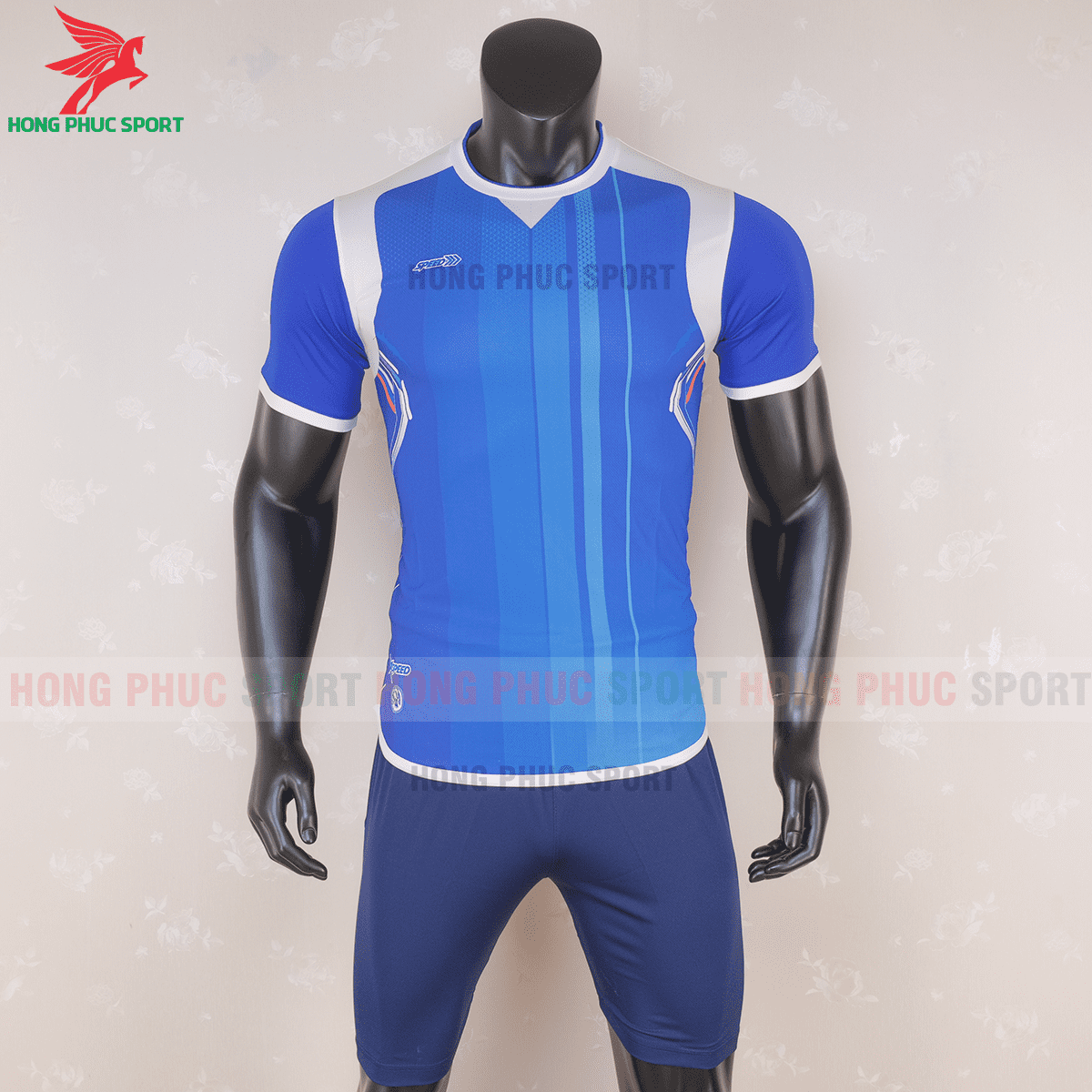 Áo không logo SPEED 2020 xanh dương