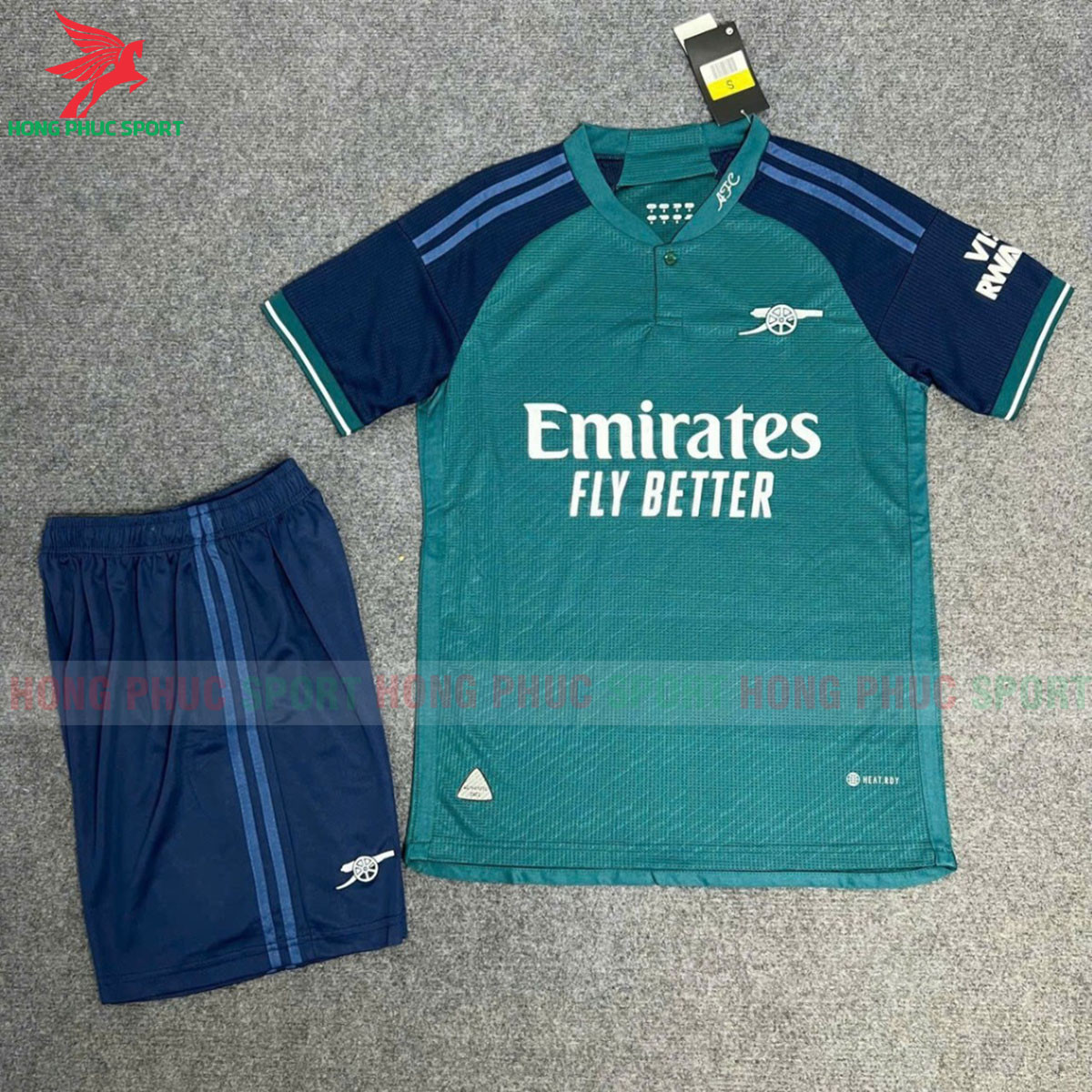 BỘ QUẦN ÁO BÓNG ĐÁ ARSENAL 2023 2024 XANH LÁ - HÀNG THAILAND