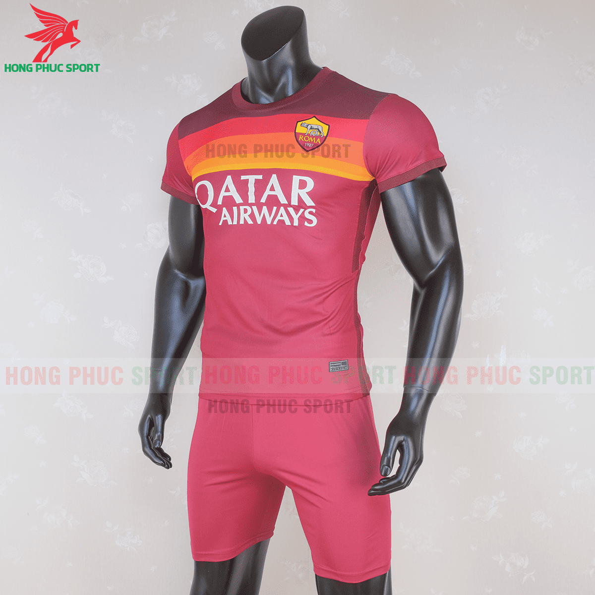 Áo đấu As Roma 2020 2021 sân nhà(trái)