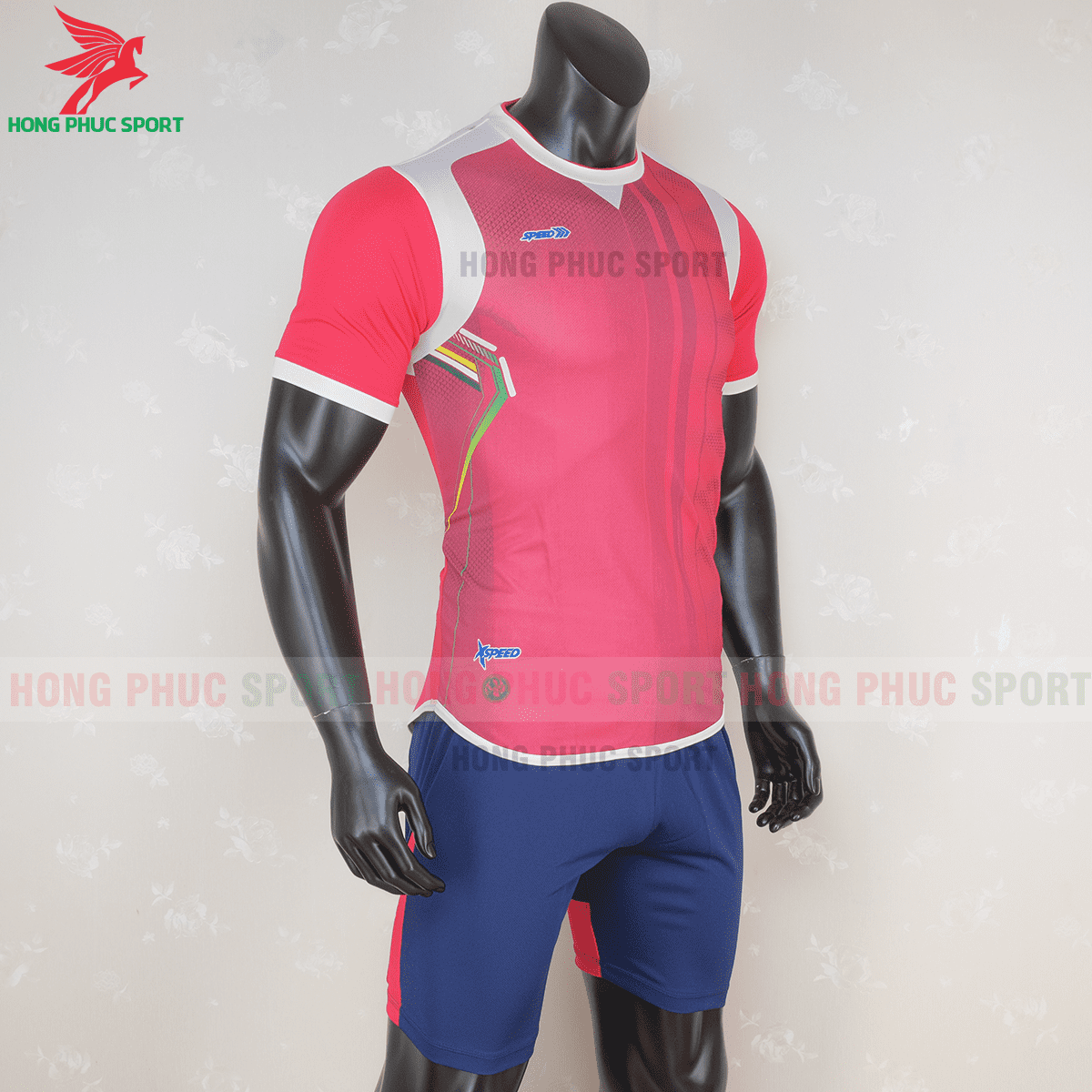 Áo không logo SPEED 2020 đỏ(phải)
