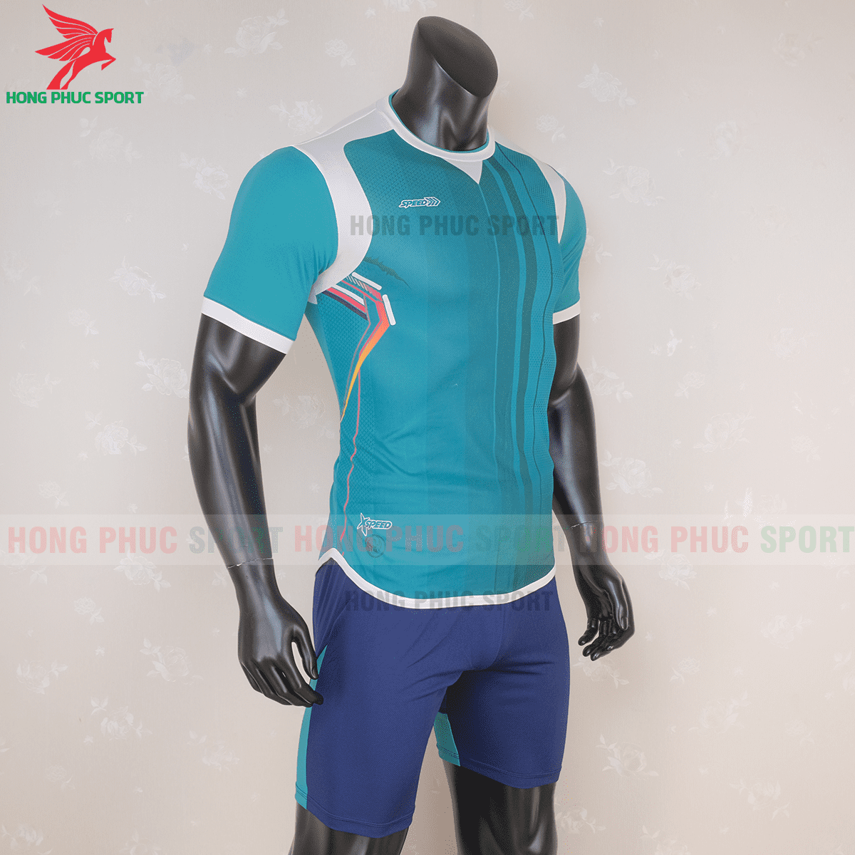 Áo không logo SPEED 2020 xanh lá(phải)