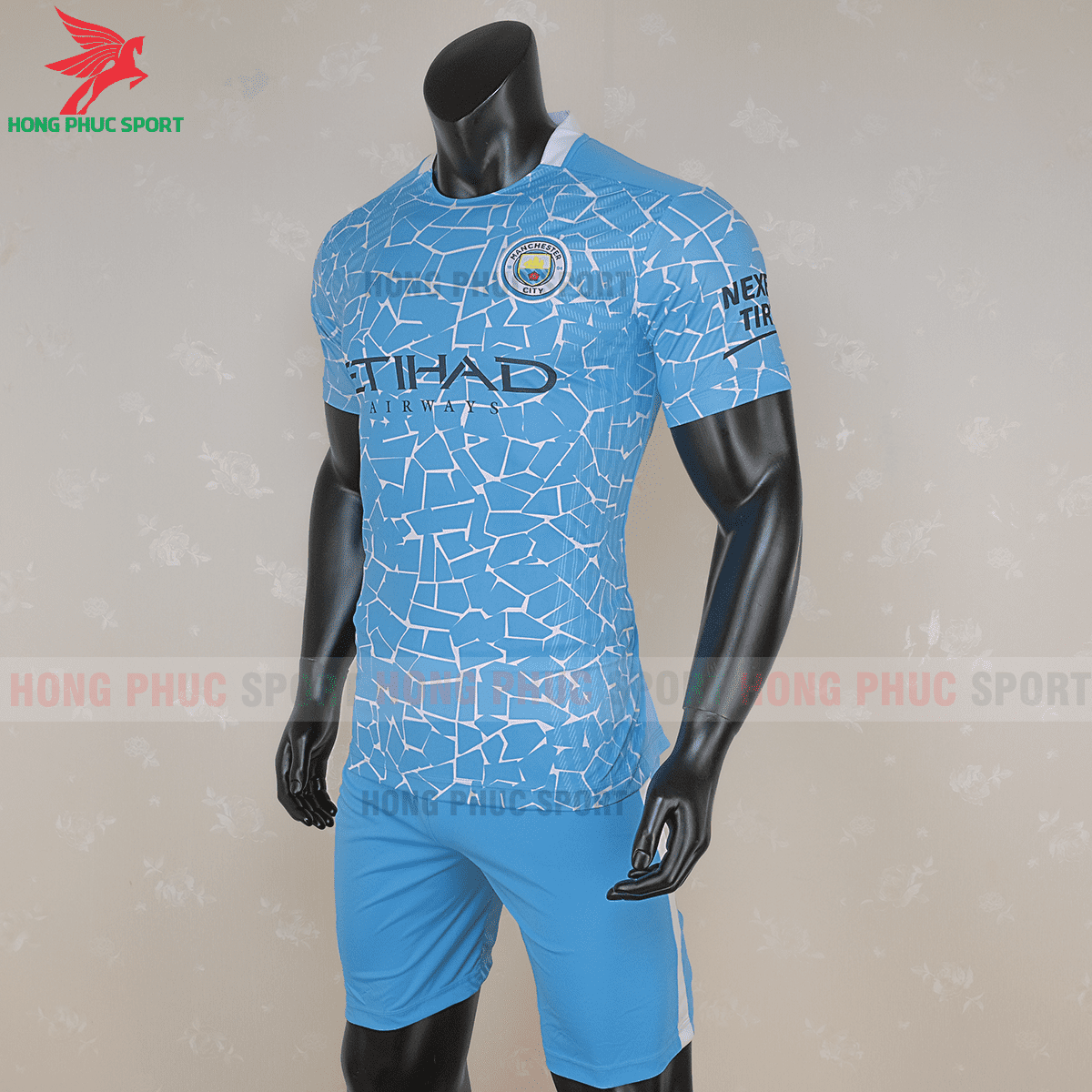 Áo đấu Manchester City 2020 2021 sân nhà(trái)