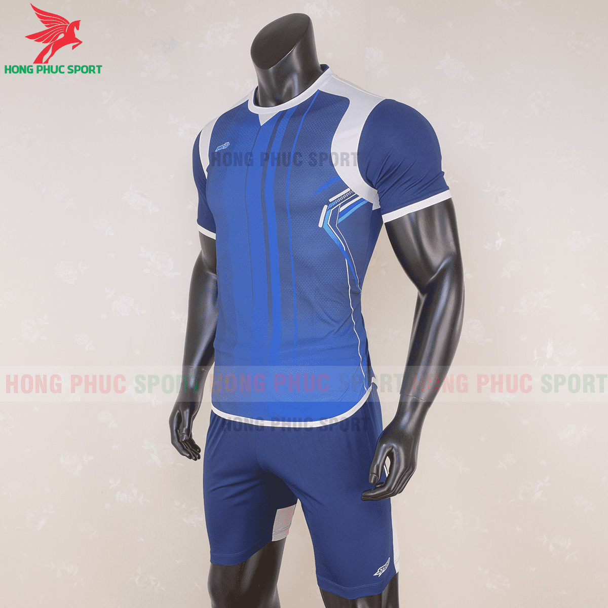 Áo không logo SPEED 2020 xanh đậm(trái)