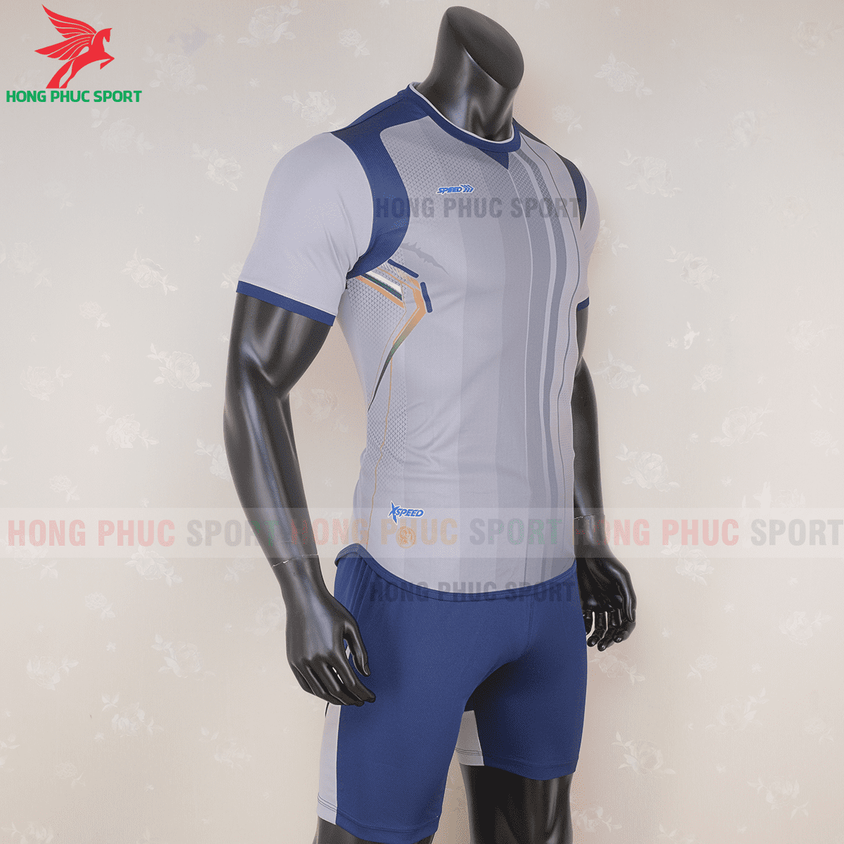 Áo không logo SPEED 2020 xám(phải)