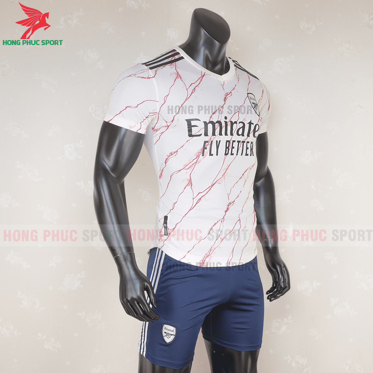 Áo đấu Arsenal 2020 2021 sân khách(phải)