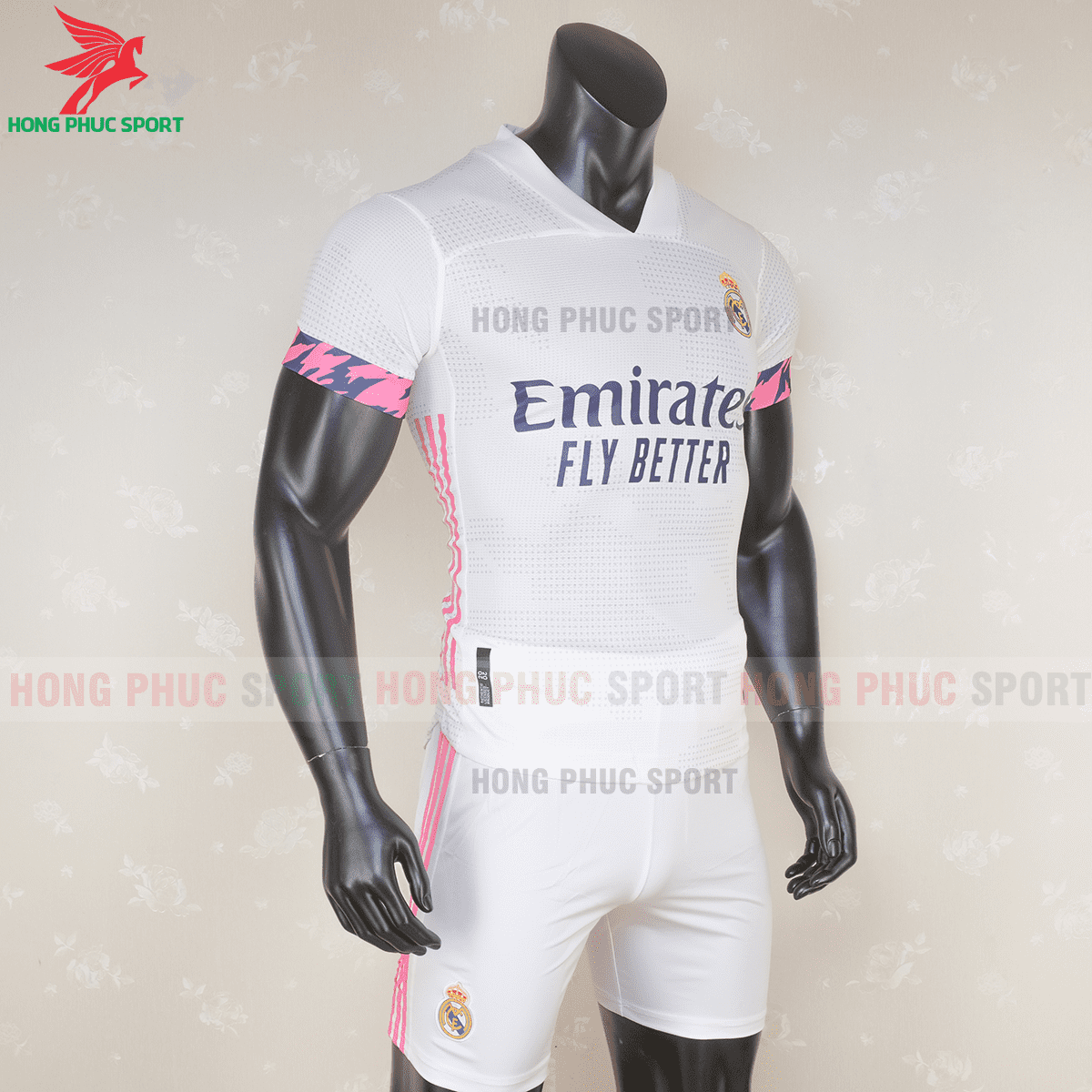 Áo đấu Real Madrid 2020 2021 sân nhà(phải)