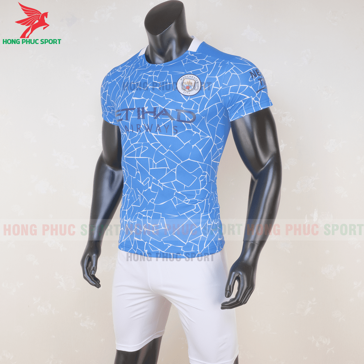 Áo đấu Manchester City 2020-2021 sân nhà (trái)