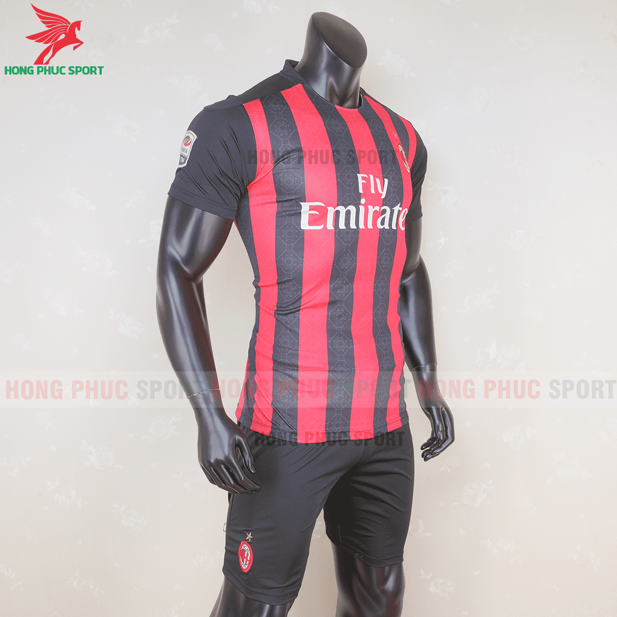 Áo bóng đá AC Milan 2020 2021 sân nhà(phải)