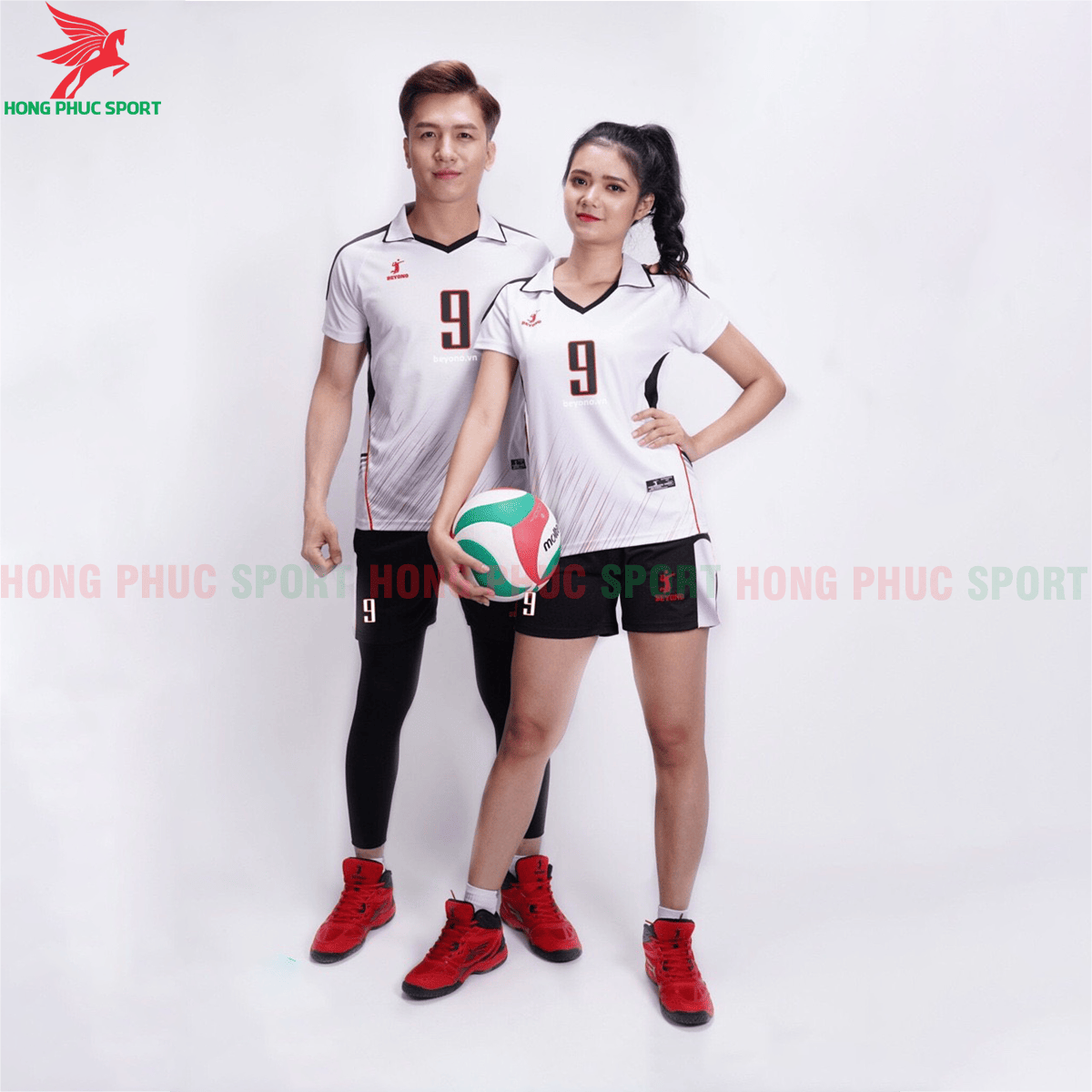 Áo bóng chuyền Beyono 2020 Captain màu trắng