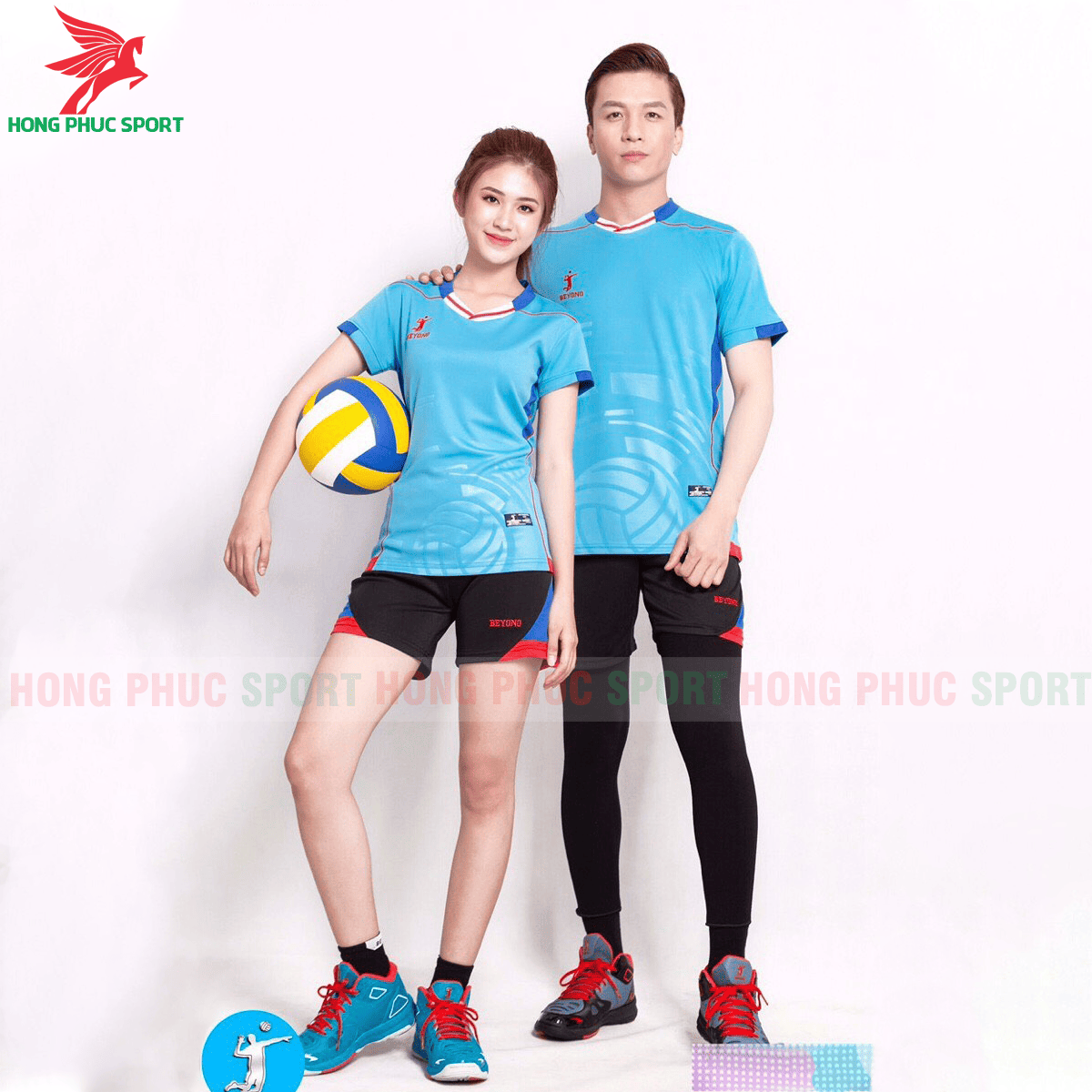 Áo bóng chuyền Beyono 2020 Legend màu xanh