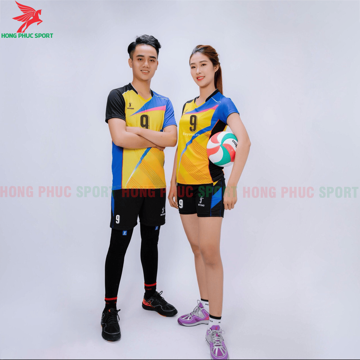 Áo bóng chuyền Beyono 2020 Victory màu vàng
