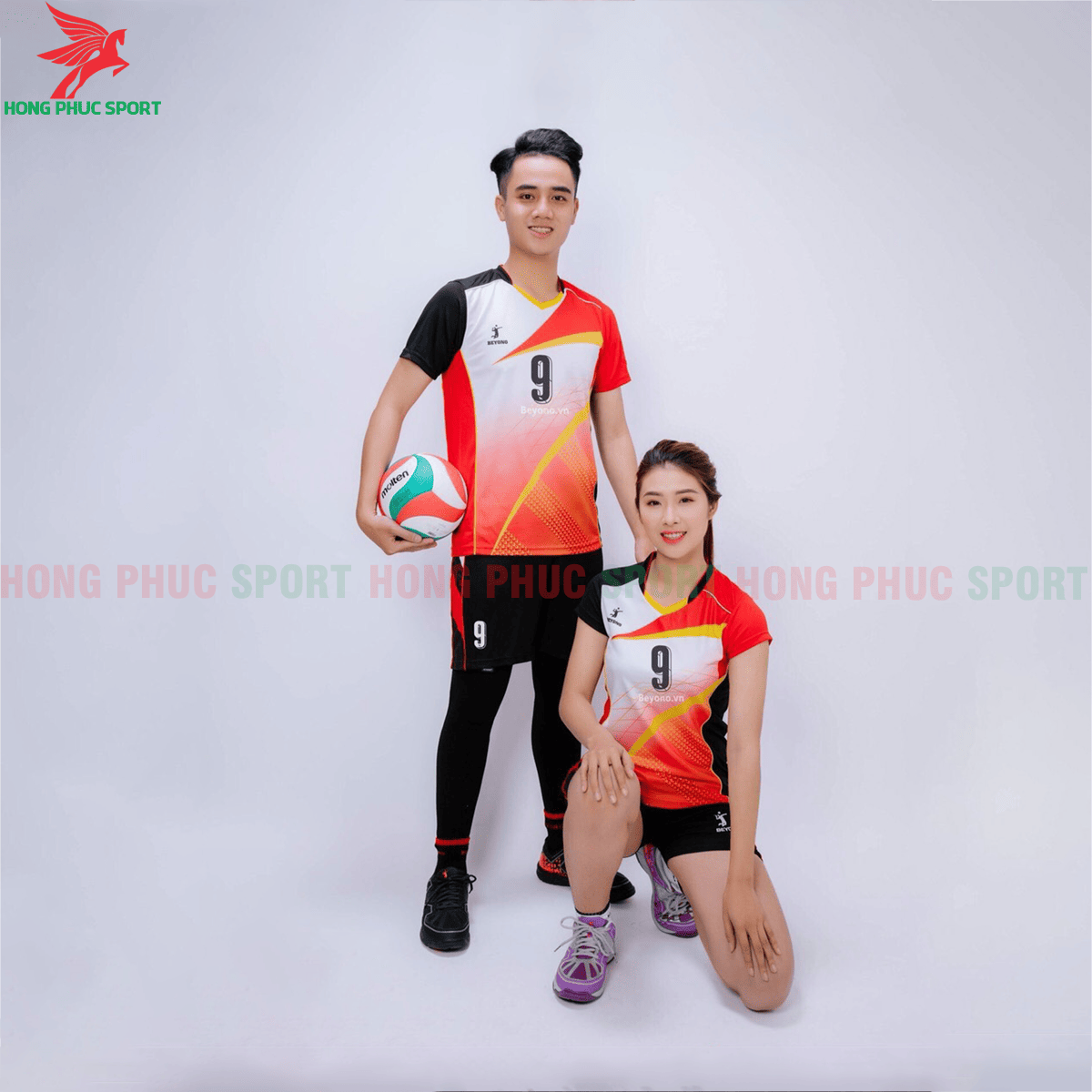 Áo bóng chuyền Beyono 2020 Victory màu đỏ