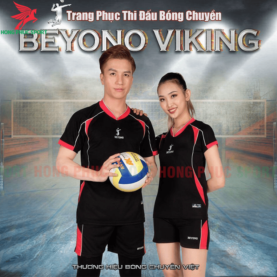 Áo bóng chuyền Beyono 2020 Viking màu đen