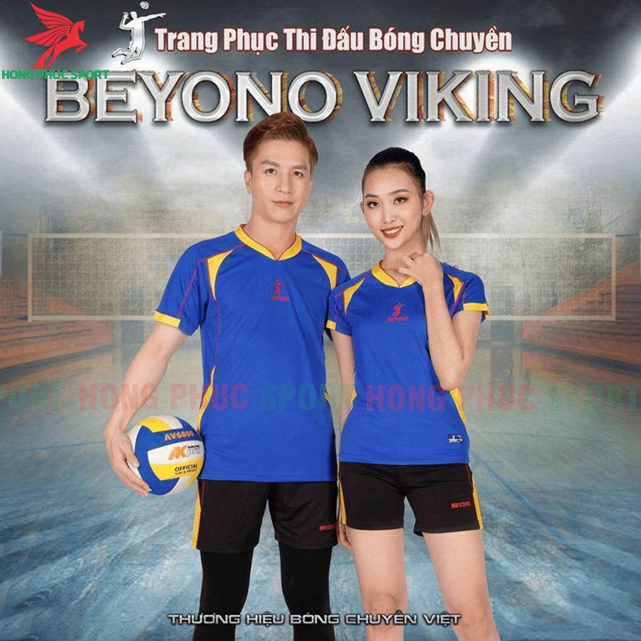 Áo bóng chuyền Beyono 2020 Viking màu xanh