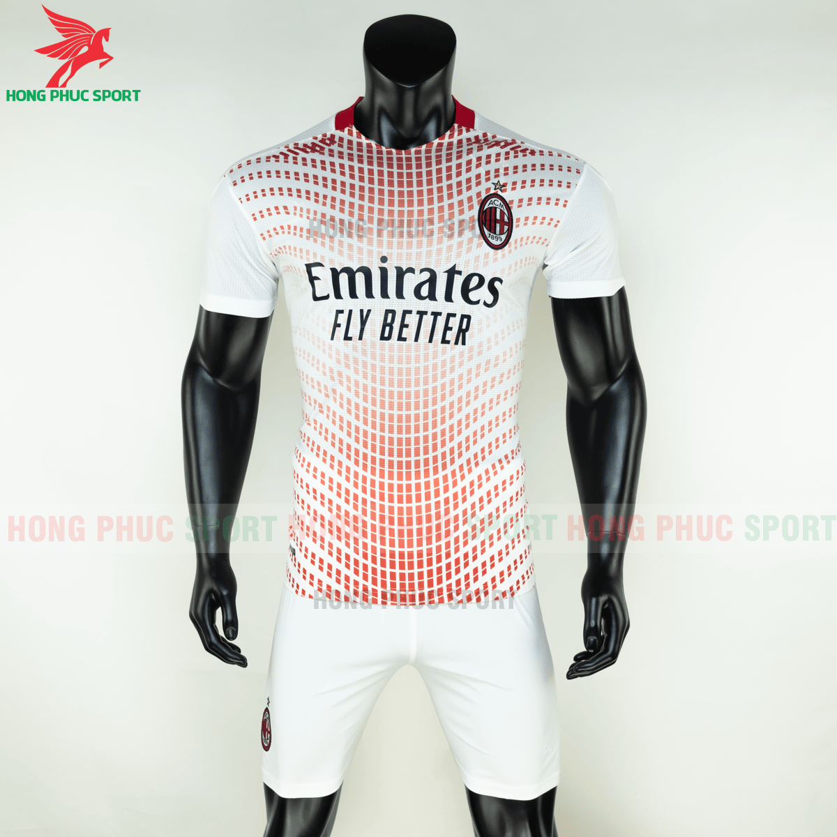 Áo bóng đá AC Milan 2020 2021 sân khách (trước)