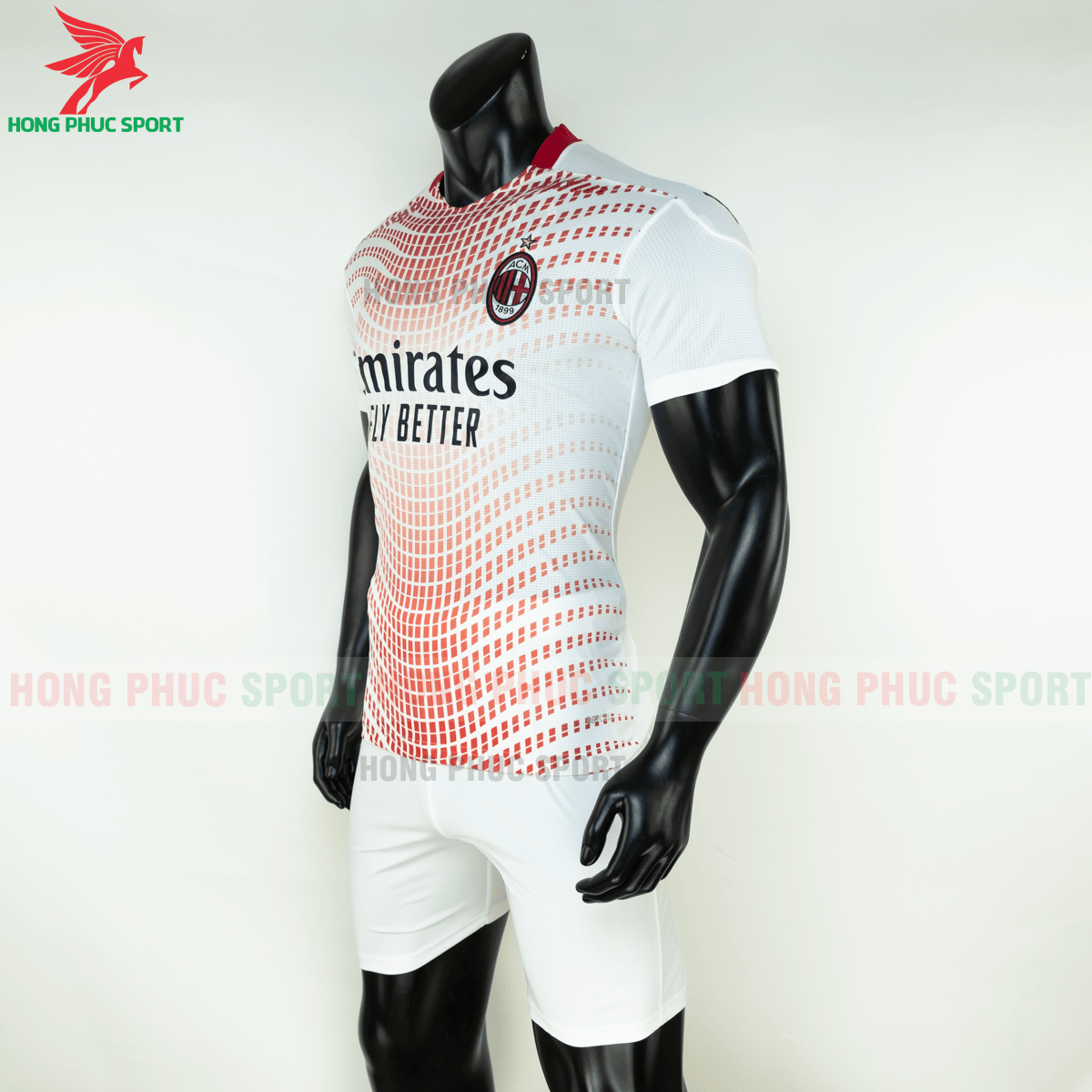Áo bóng đá AC Milan 2020 2021 sân khách (trái)