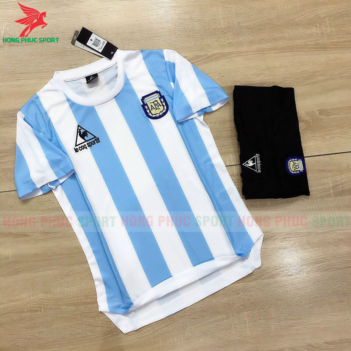 Bộ quần áo đấu Argentina World Cup 1986 Maradona - Hàng Thailand