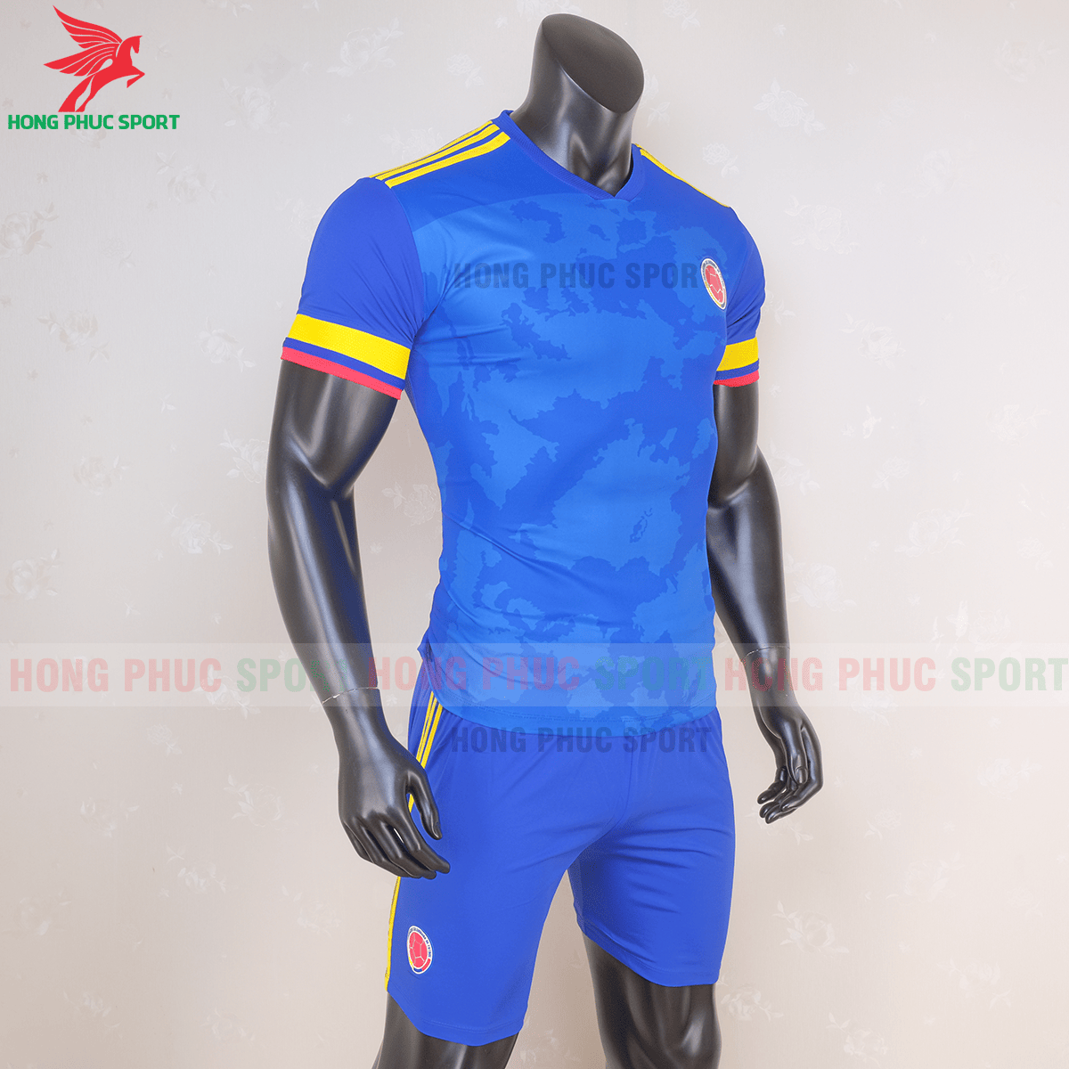 BỘ QUẦN ÁO ĐẤU TUYỂN COLOMBIA 2020 2021 SÂN KHÁCH – THUN LẠNH CAO CẤP