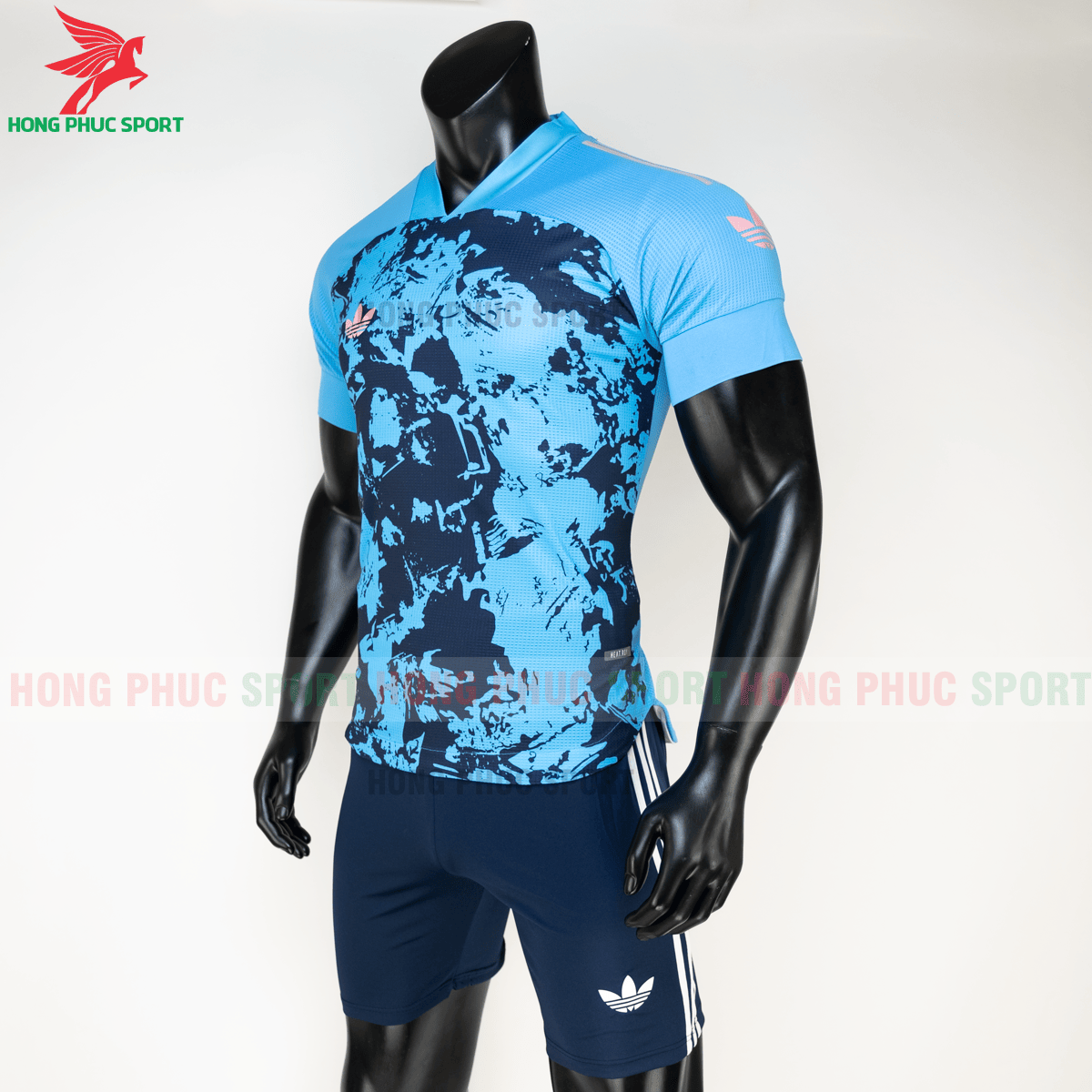 Áo đá banh không logo Condivo ba lá Adidas 2020 2021 mẫu 5 (trái)